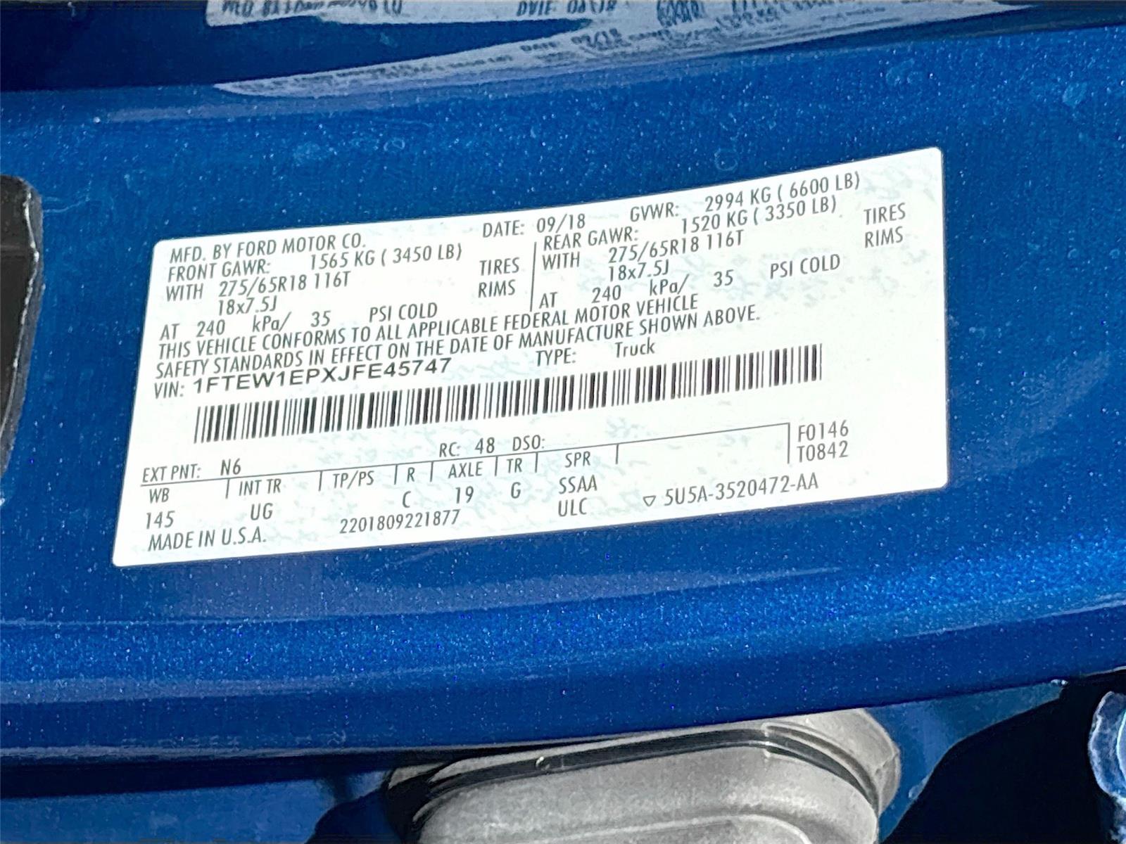 2018 Ford F-150 XLT