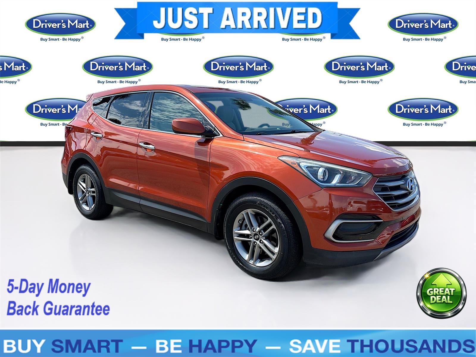 Red (Canyon Copper) 2017 Hyundai Santa Fe Sport 2.4L FWD SUV / Crossover Front-Wheel Drive Automatic