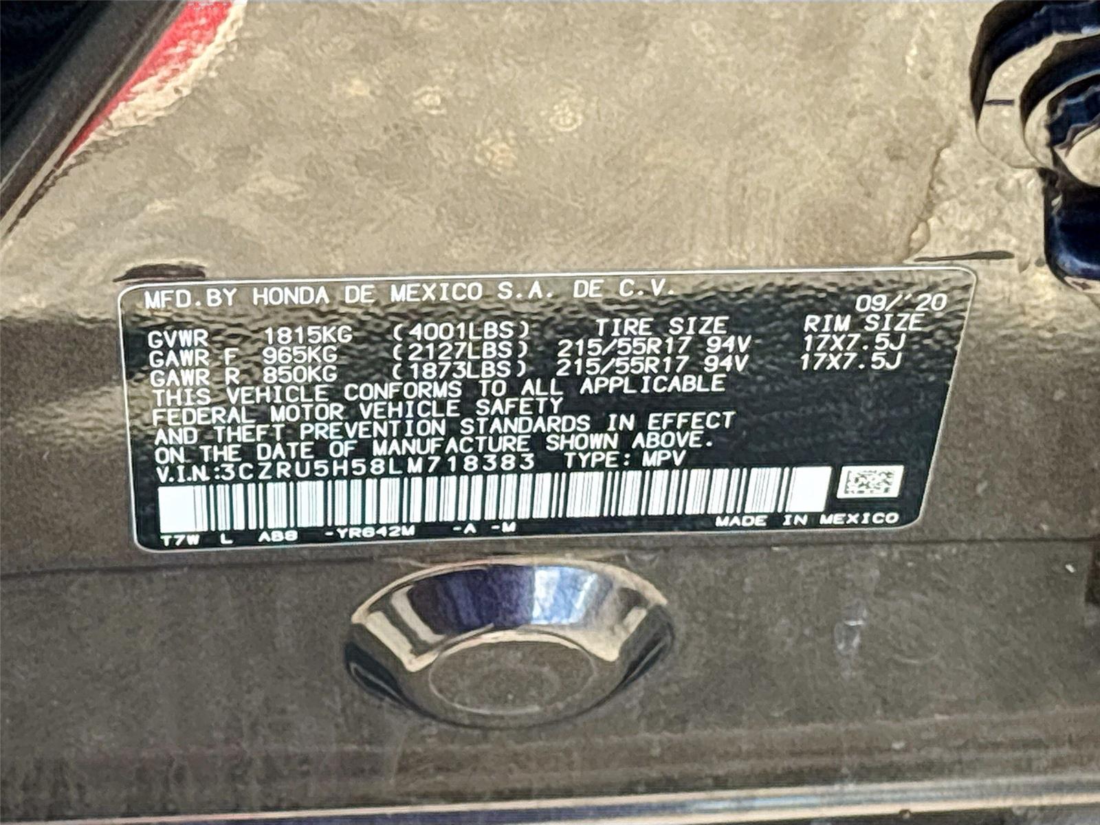 2020 Honda HR-V EX