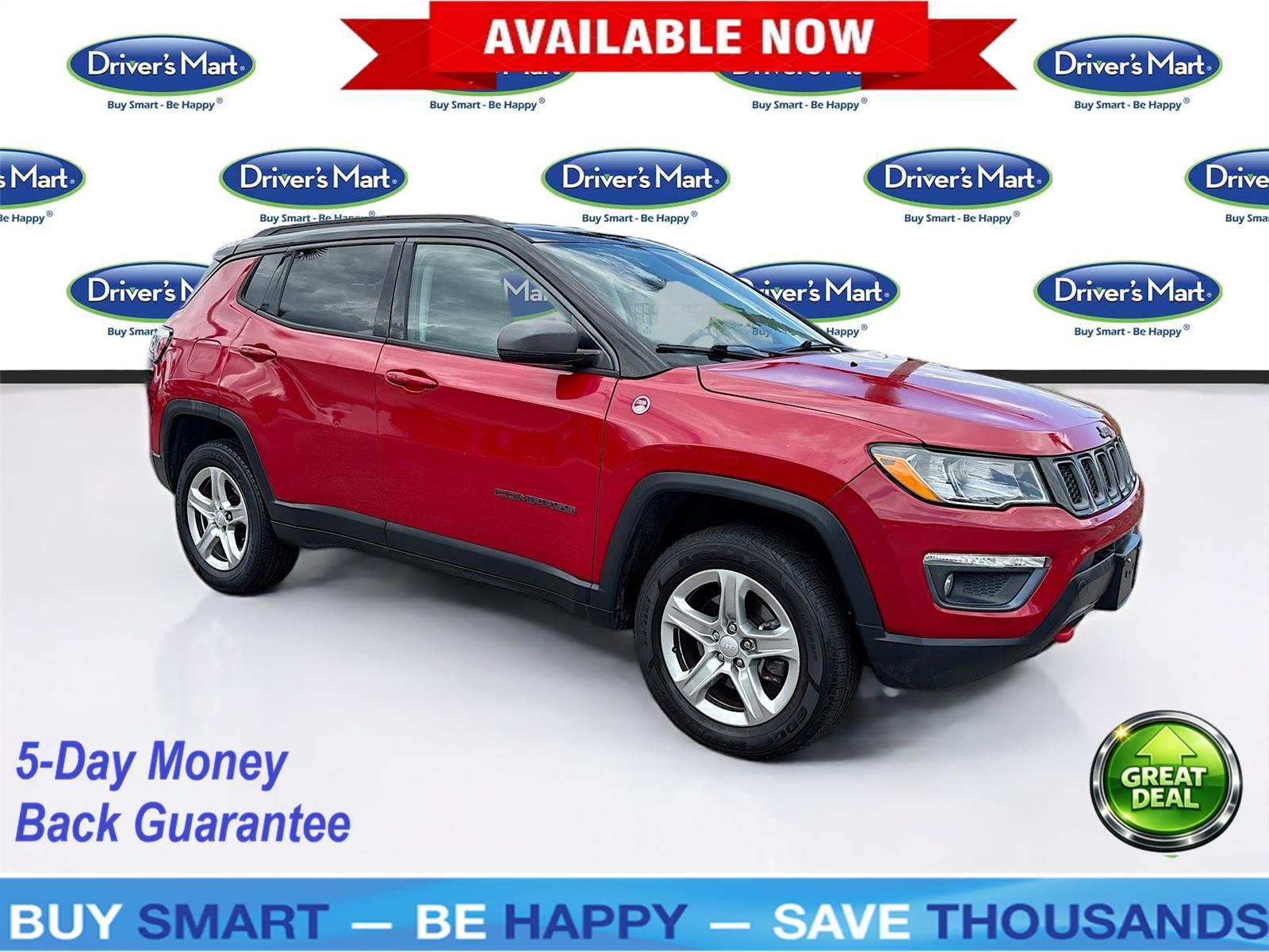 Redline Pearlcoat 2019 Jeep Compass Trailhawk 4WD SUV / Crossover Four-Wheel Drive 9-Speed Automatic