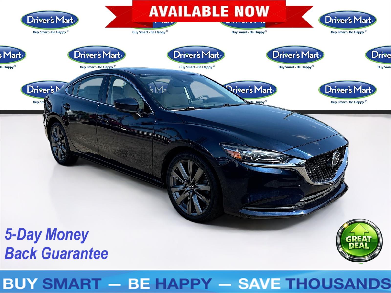 Deep Crystal Blue 2020 Mazda MAZDA6 Sedan Front-Wheel Drive Automatic