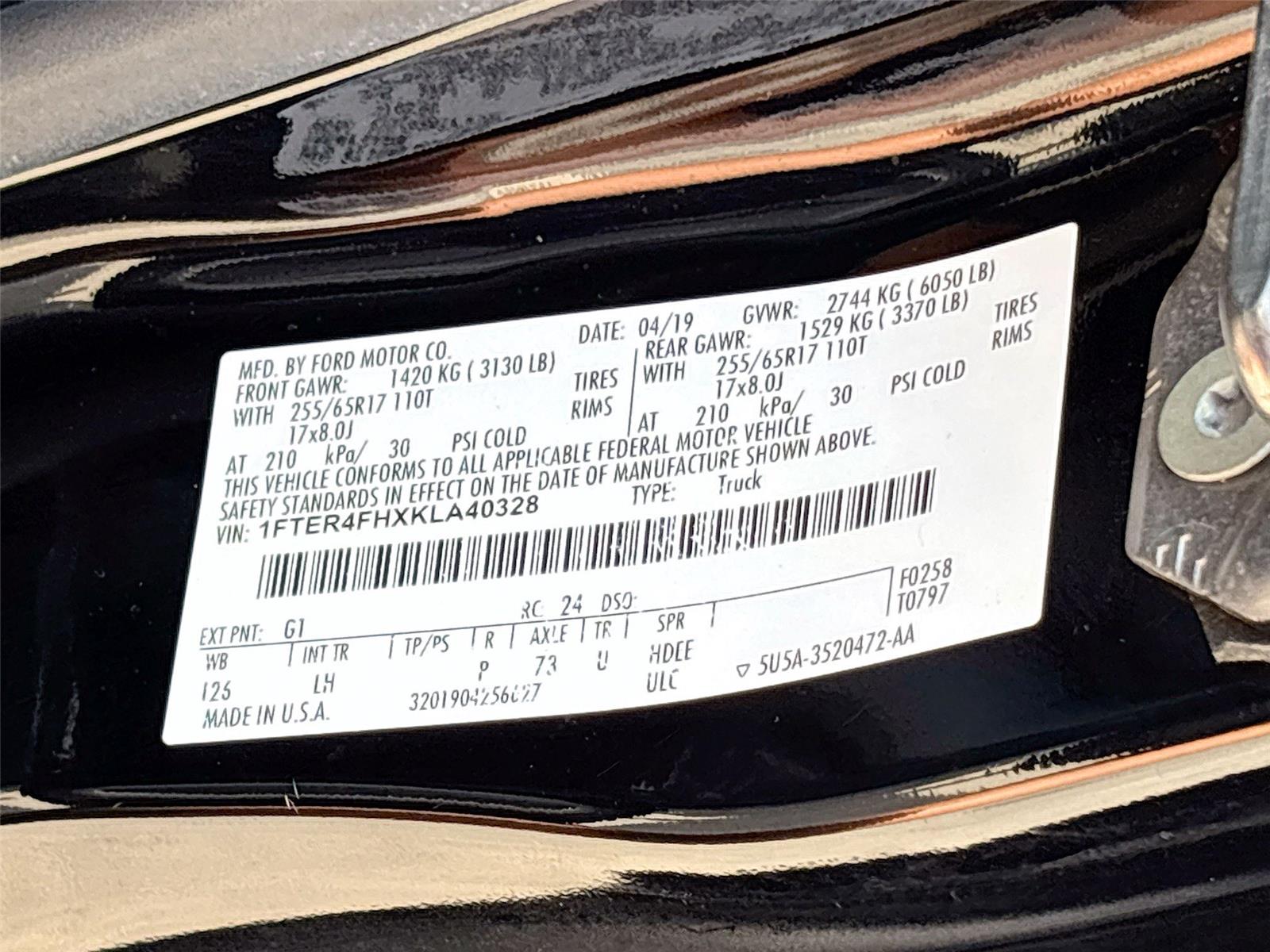 2019 Ford Ranger XLT