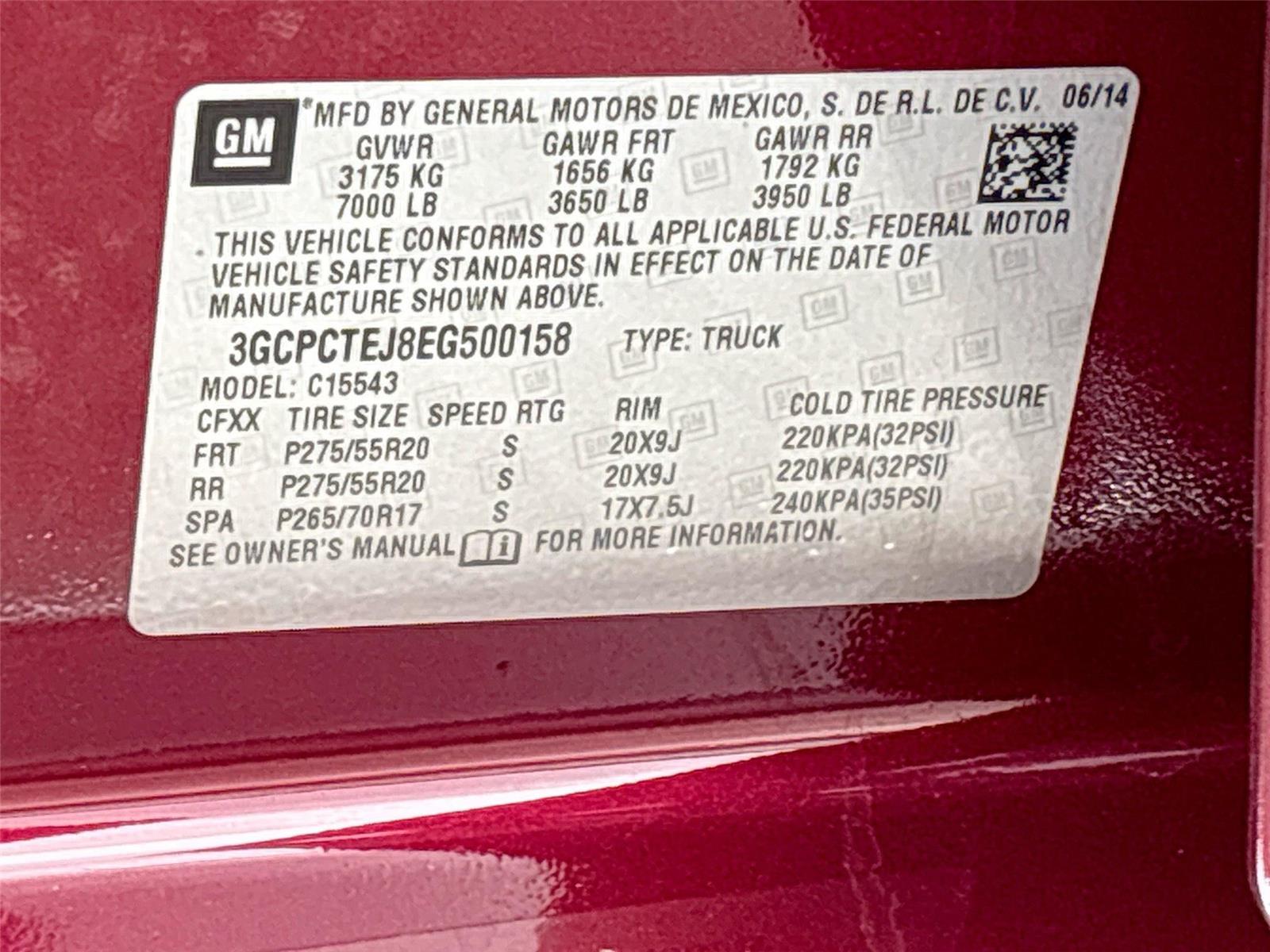 2014 Chevrolet Silverado 1500 High Country