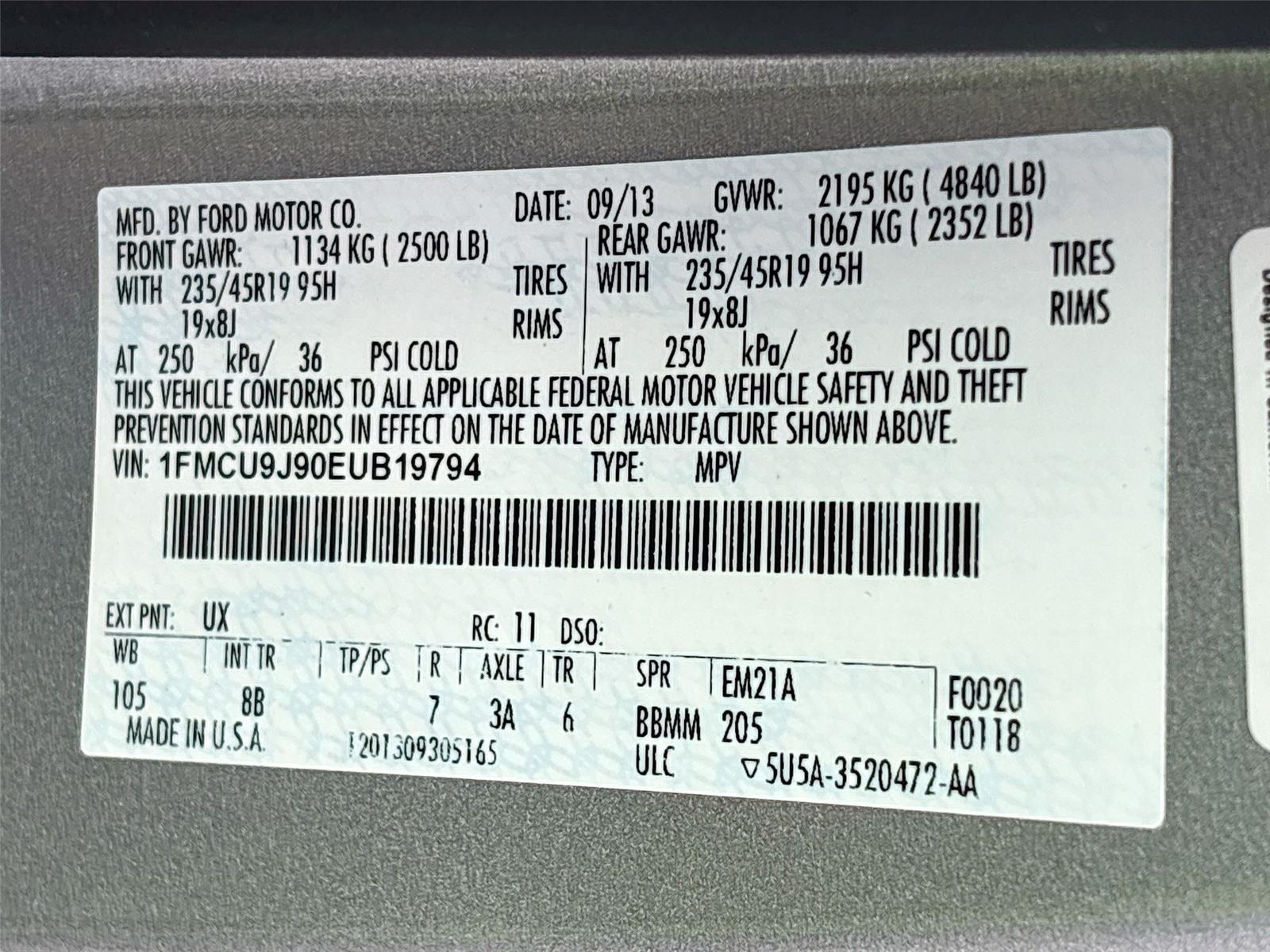 2014 Ford Escape Titanium
