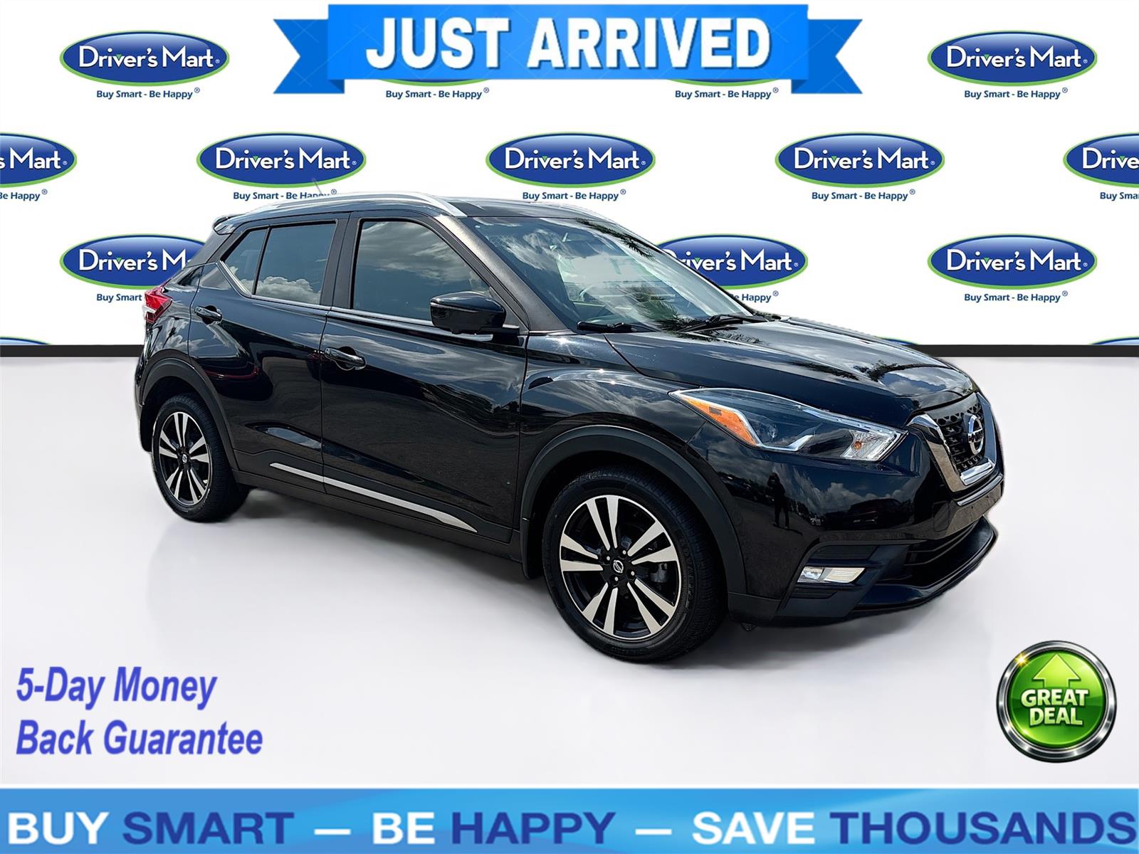 Black 2018 Nissan Kicks SUV / Crossover Front-Wheel Drive Continuously Variable Transmission