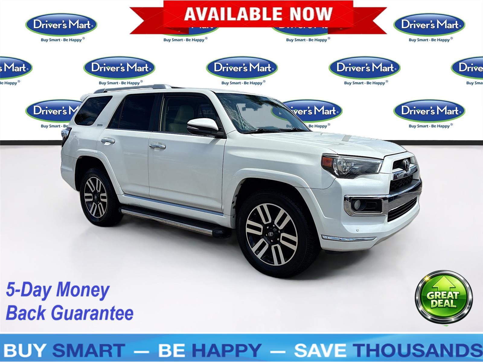 White (Blizzard Pearl) 2019 Toyota 4Runner SUV / Crossover All-Wheel Drive 5-Speed Automatic