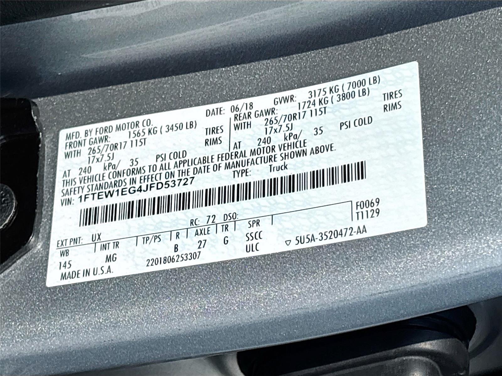 2018 Ford F-150 XLT