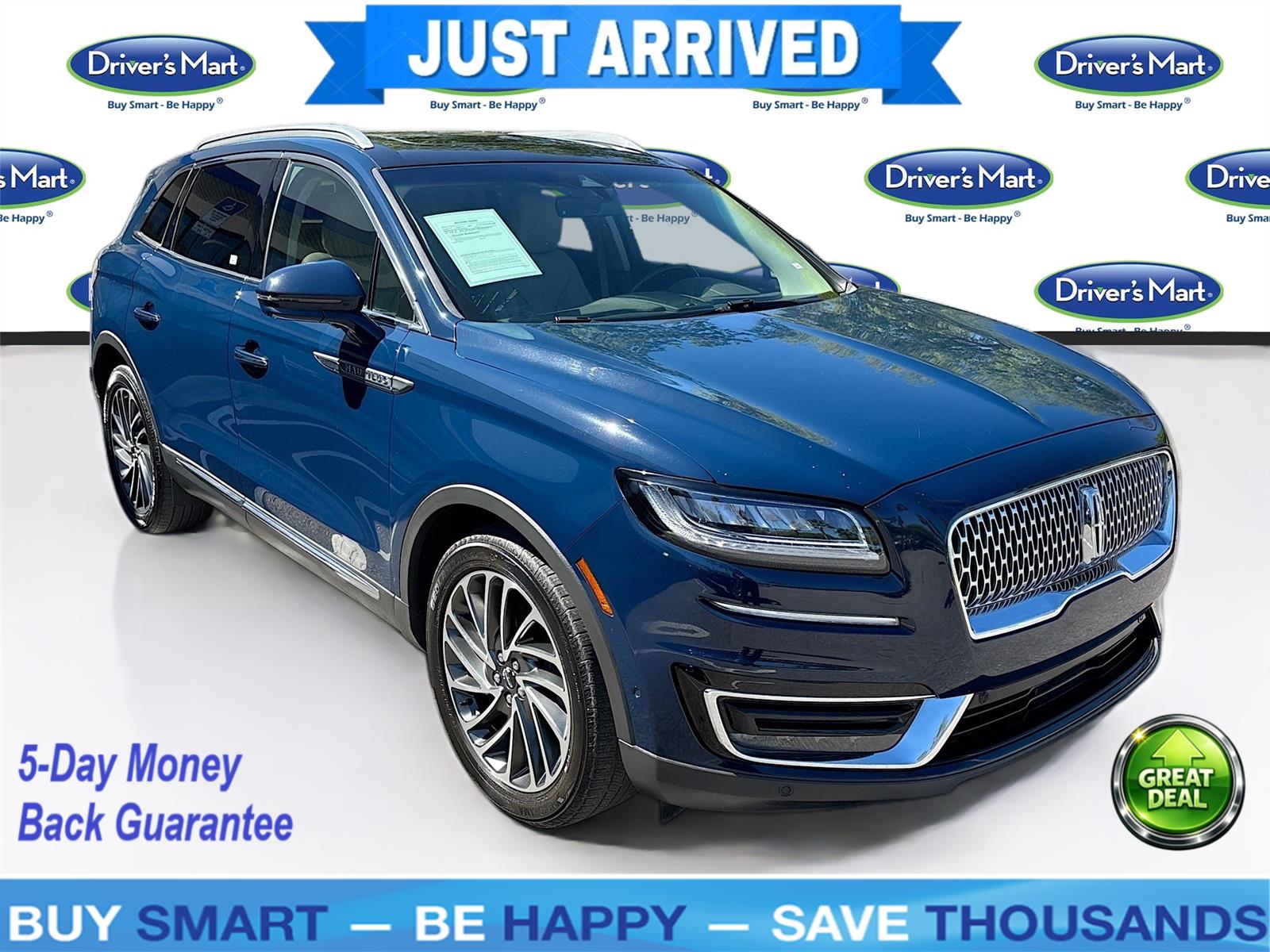 Blue 2020 Lincoln Nautilus SUV / Crossover Front-Wheel Drive 8-Speed Automatic