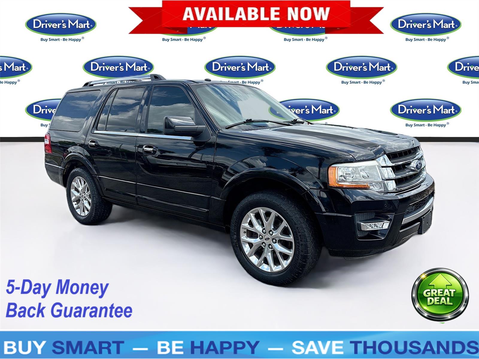 Shadow Black 2017 Ford Expedition SUV / Crossover 4X2 6-Speed Automatic