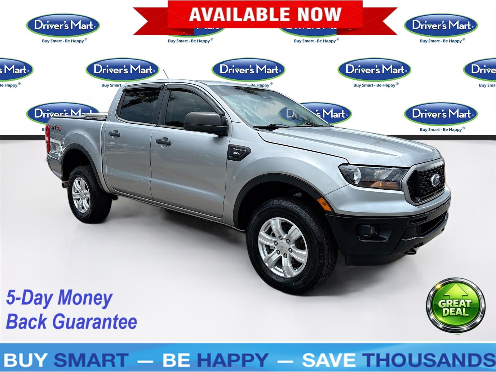 Iconic Silver 2020 Ford Ranger Pickup Truck 4X2 Automatic