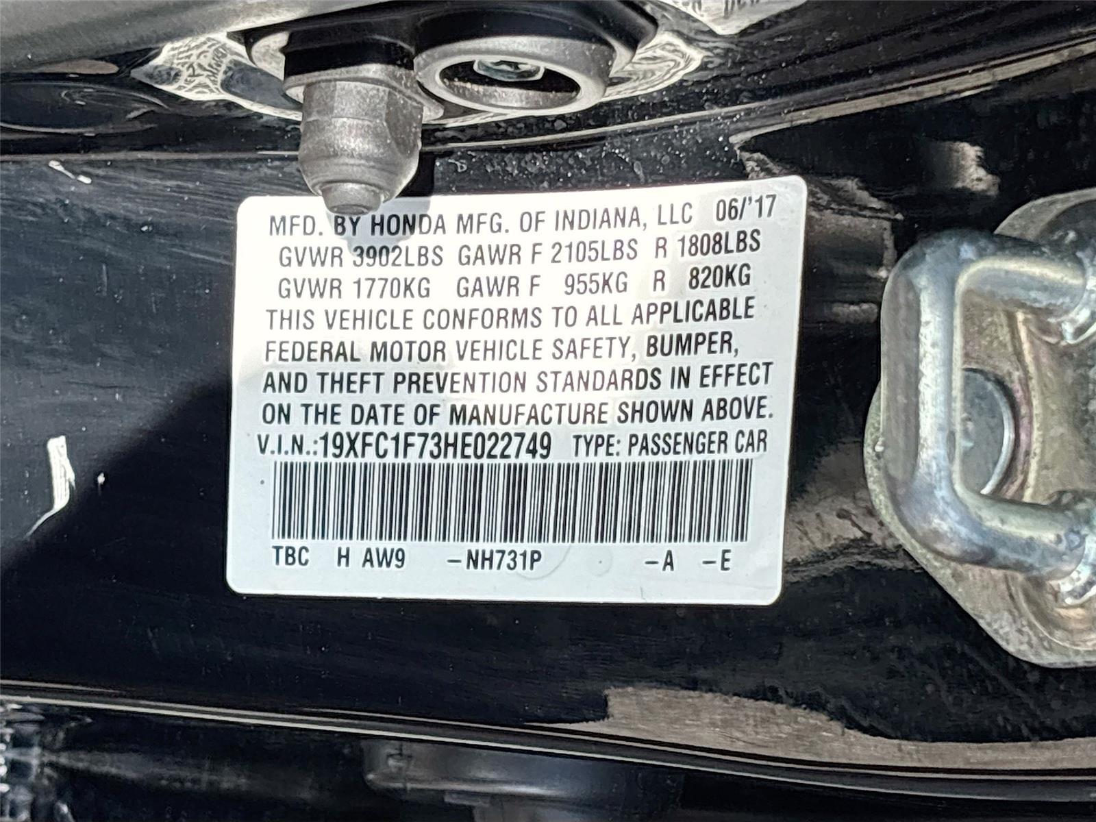 2017 Honda Civic Sedan EX-L