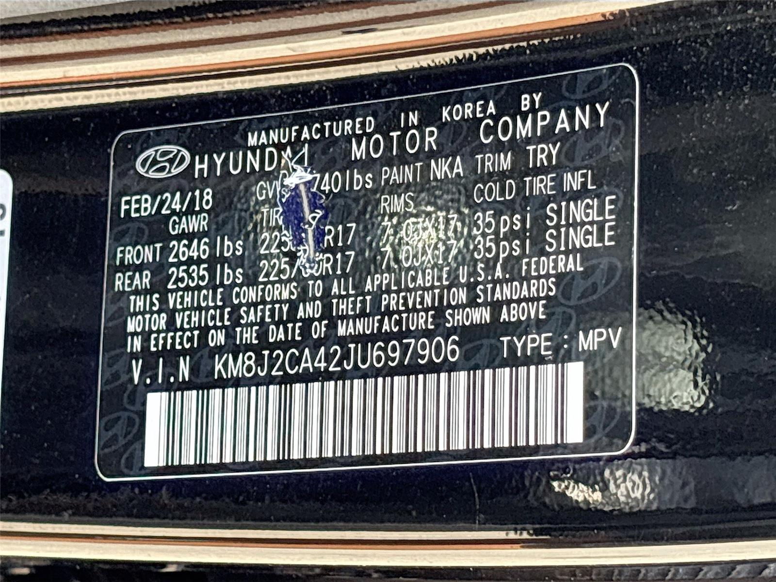 2018 Hyundai Tucson SE