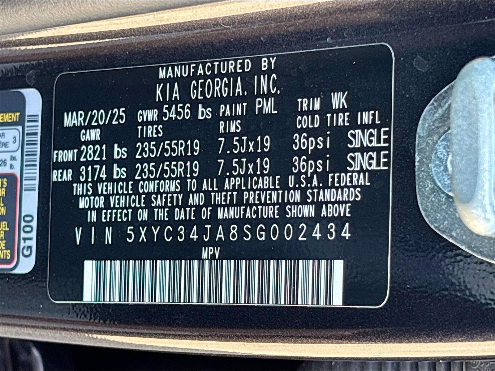 2025 KIA EV6 LIGHT/WIND/