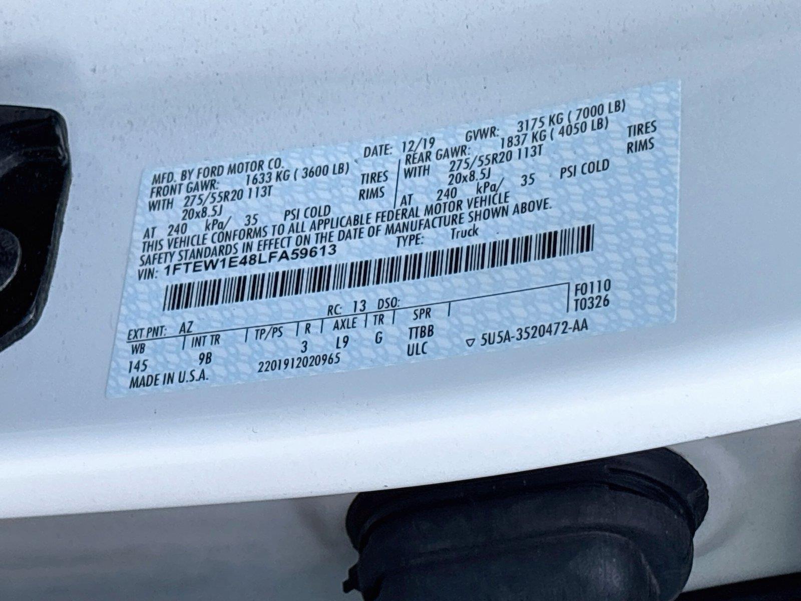 2020 Ford F-150 Platinum