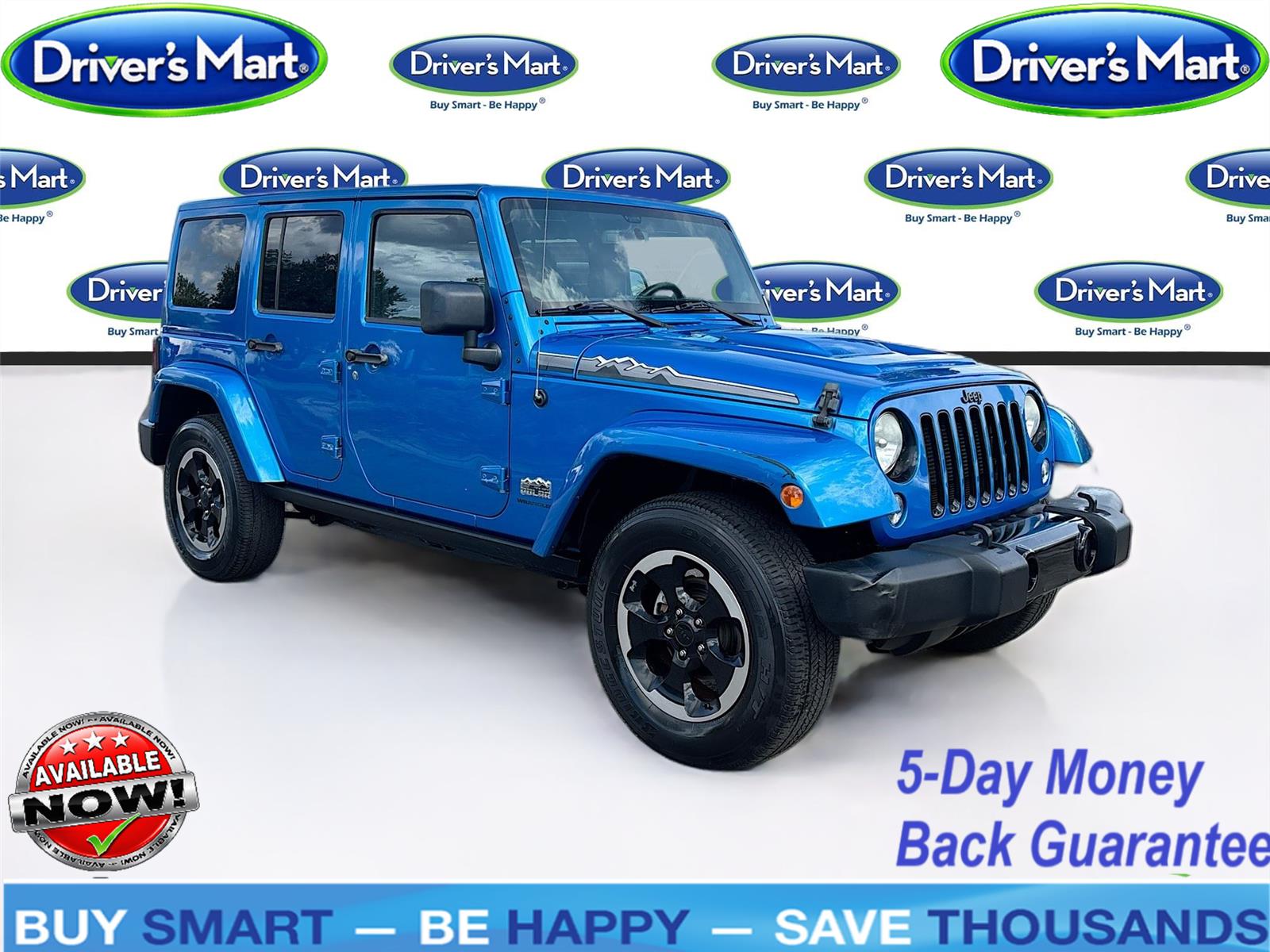 Blue 2014 Jeep Wrangler SUV / Crossover Four-Wheel Drive Automatic