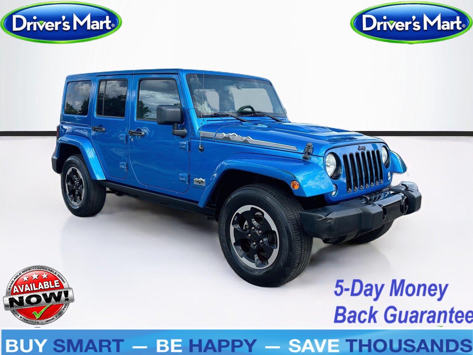 Blue 2014 Jeep Wrangler SUV / Crossover Four-Wheel Drive Automatic