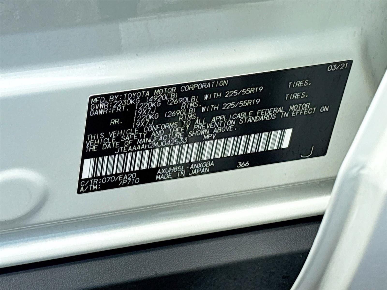 2021 Toyota Venza XLE
