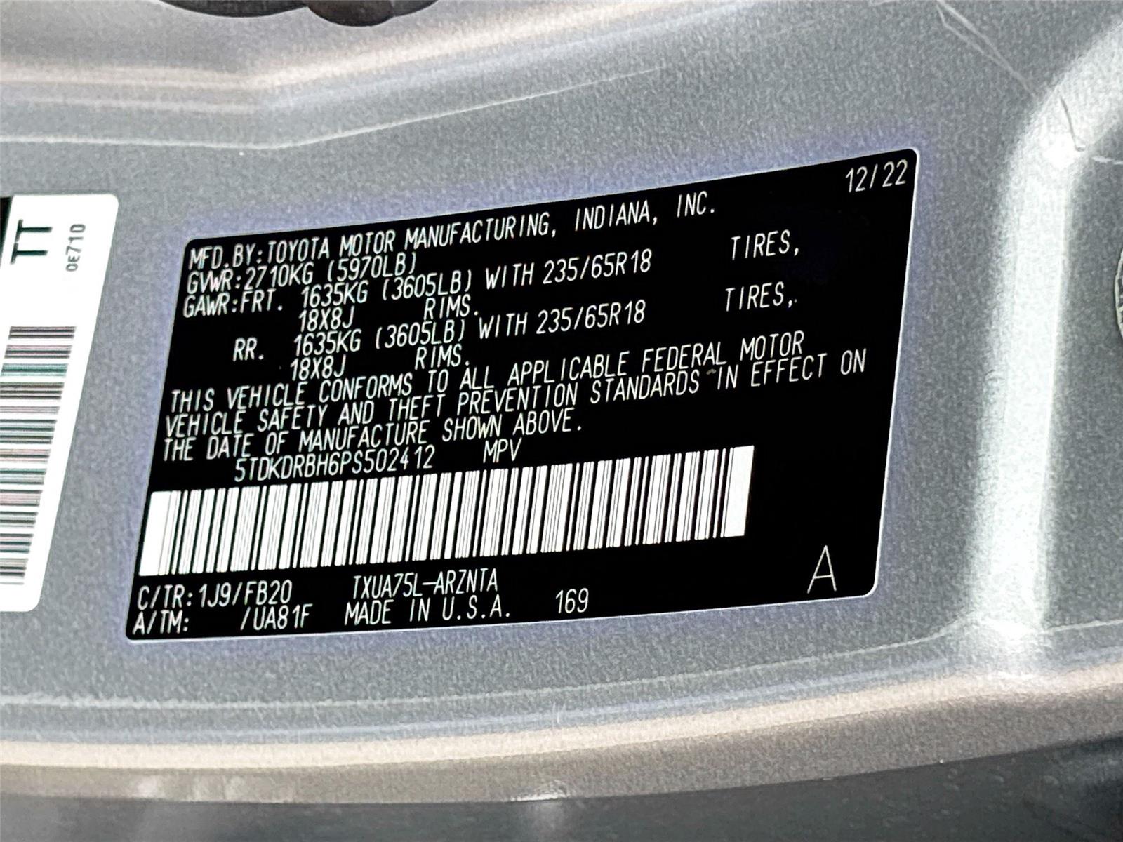 2023 Toyota Highlander LE