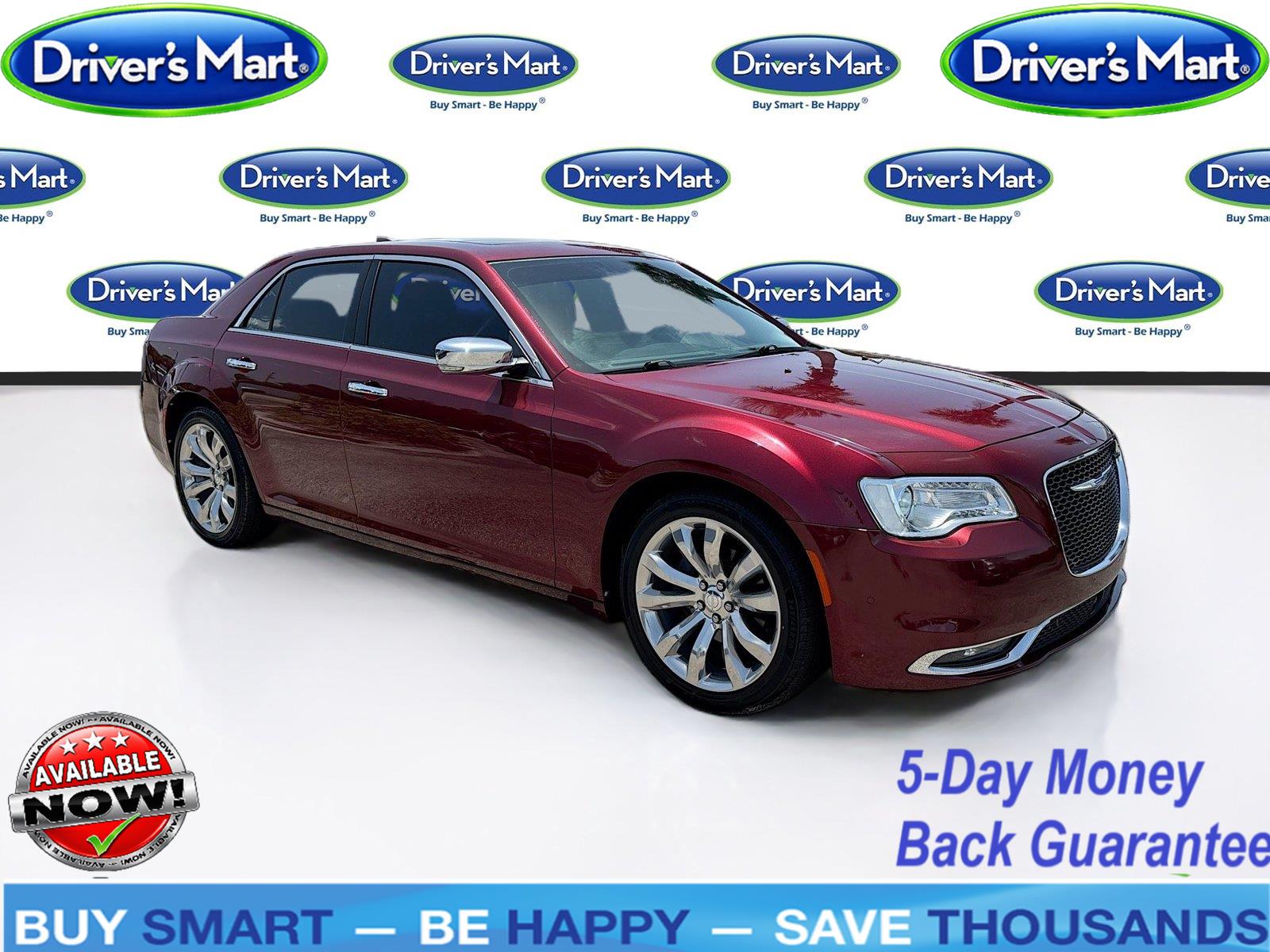 Velvet Red Pearlcoat 2018 Chrysler 300 Sedan Rear-Wheel Drive 8-Speed Automatic