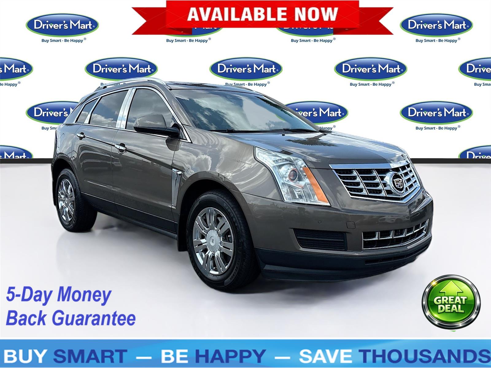 Terra Mocha Metallic 2016 Cadillac SRX SUV / Crossover Front-Wheel Drive 6-Speed Automatic