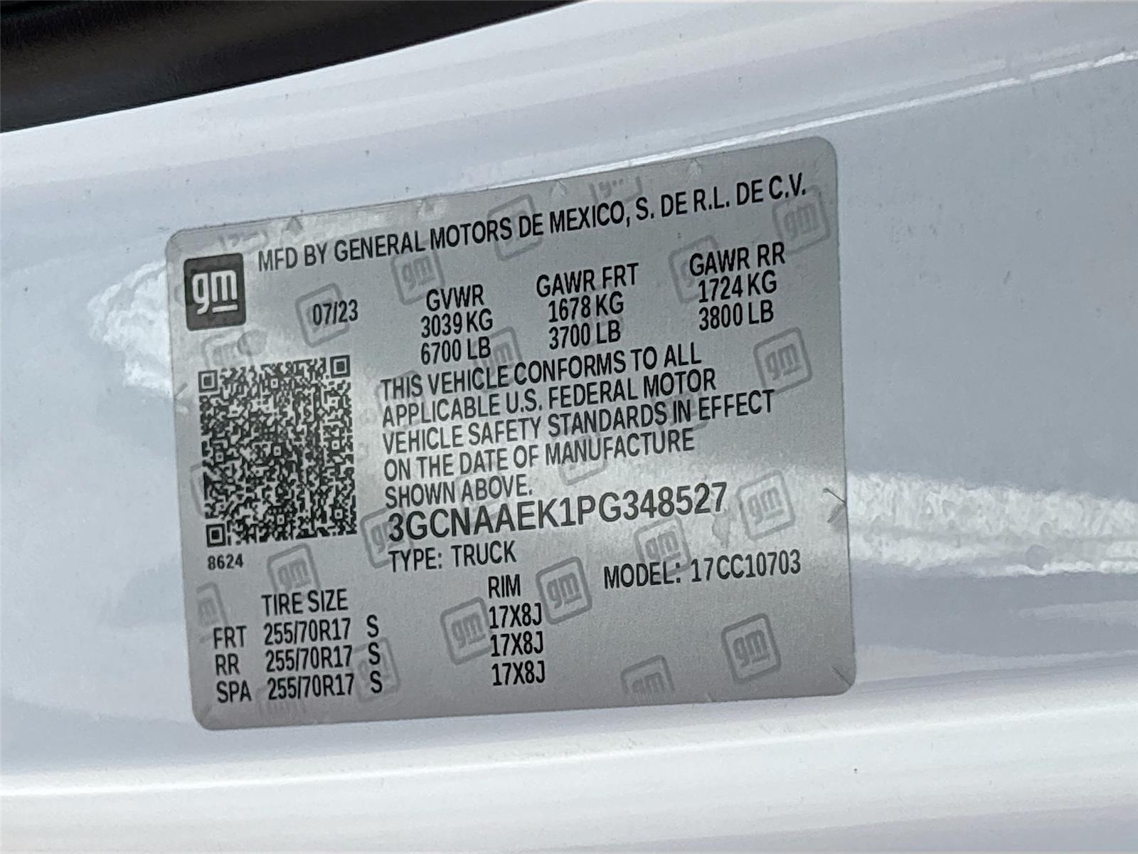 2023 Chevrolet Silverado 1500 Work Truck