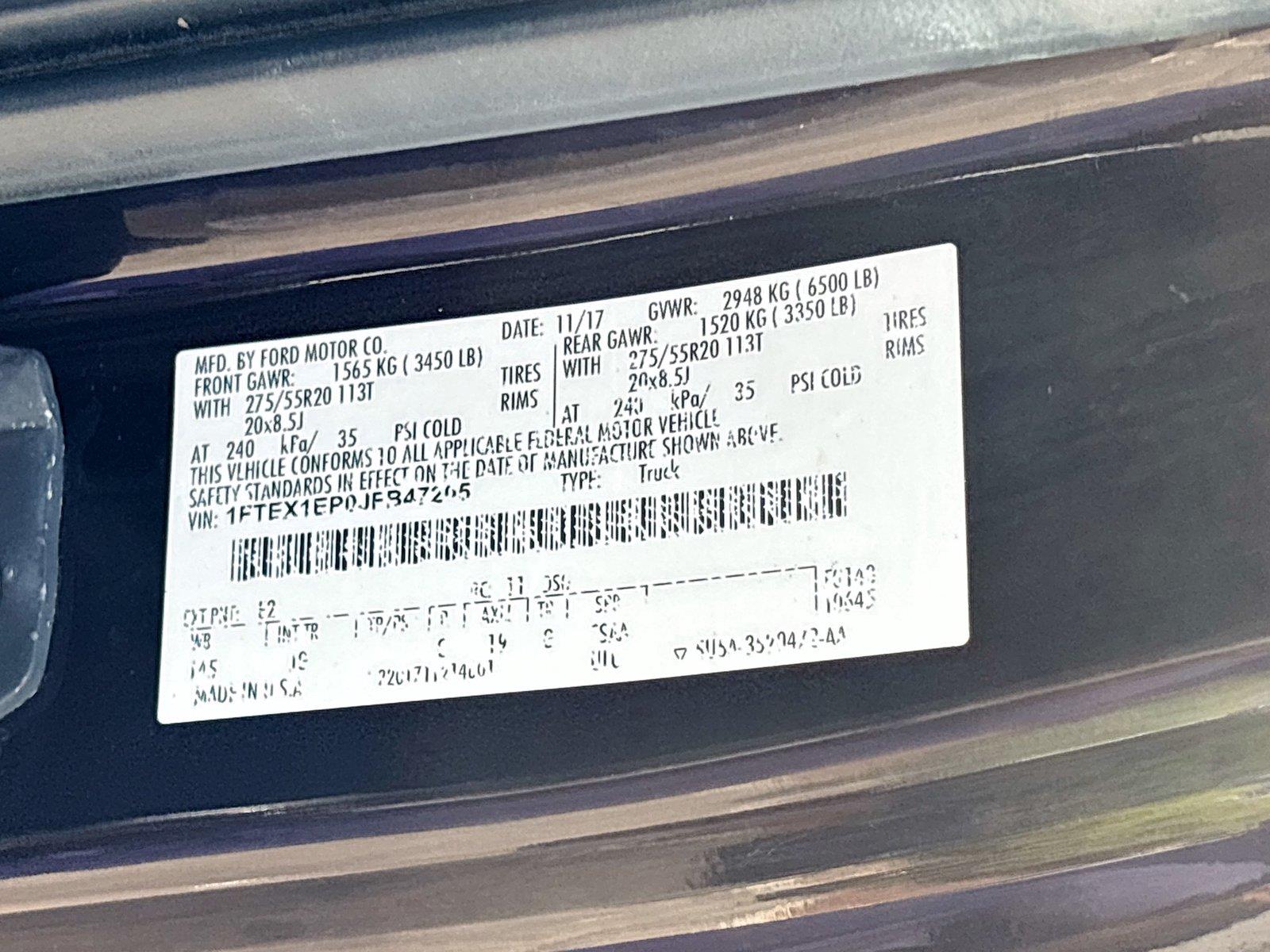 2018 Ford F-150 XL
