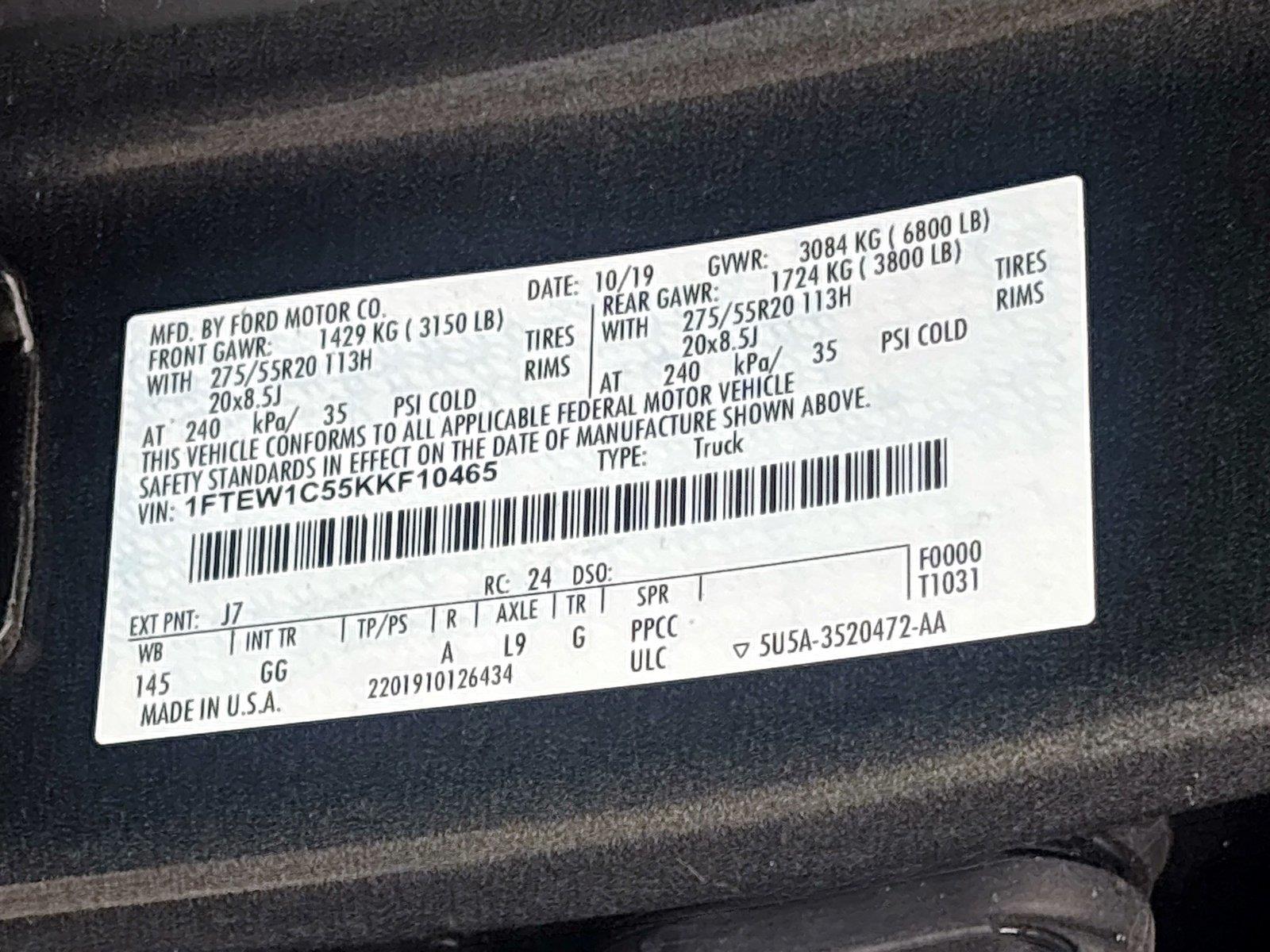 2019 Ford F-150 XL
