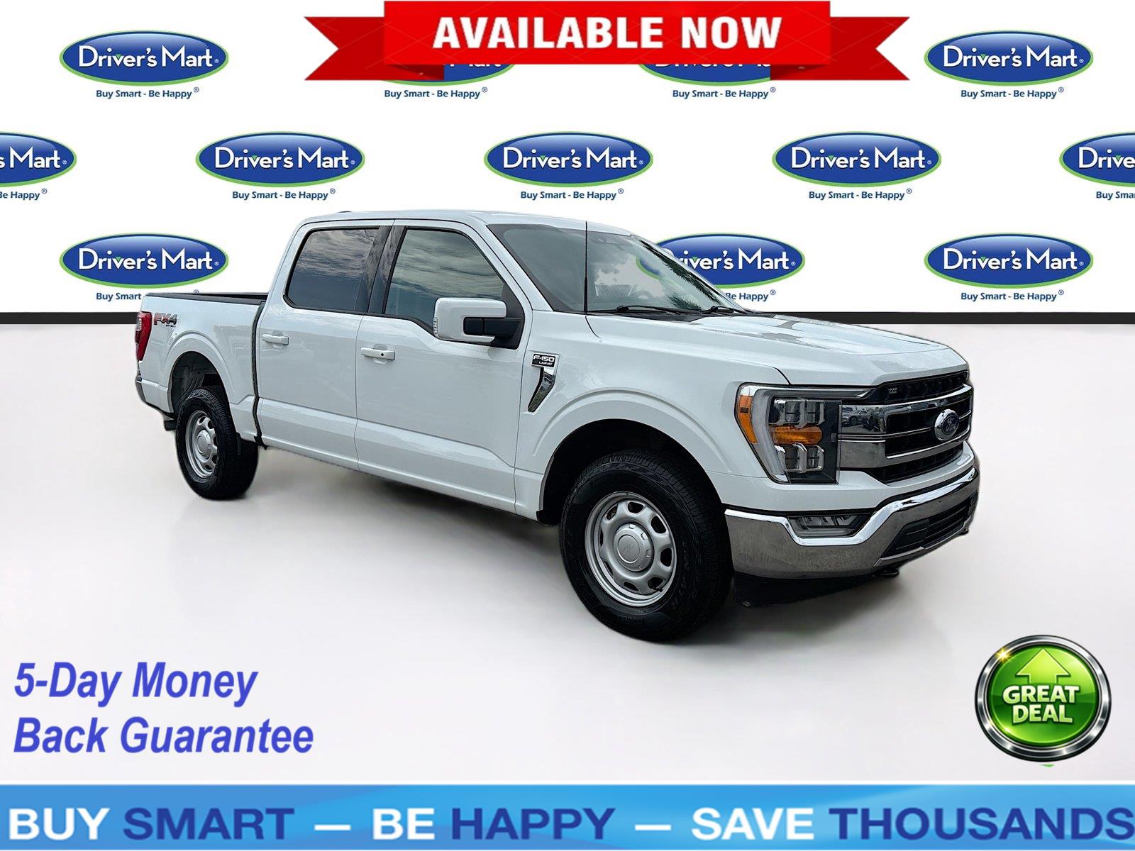 Oxford White 2022 Ford F-150 Pickup Truck Four-Wheel Drive Automatic