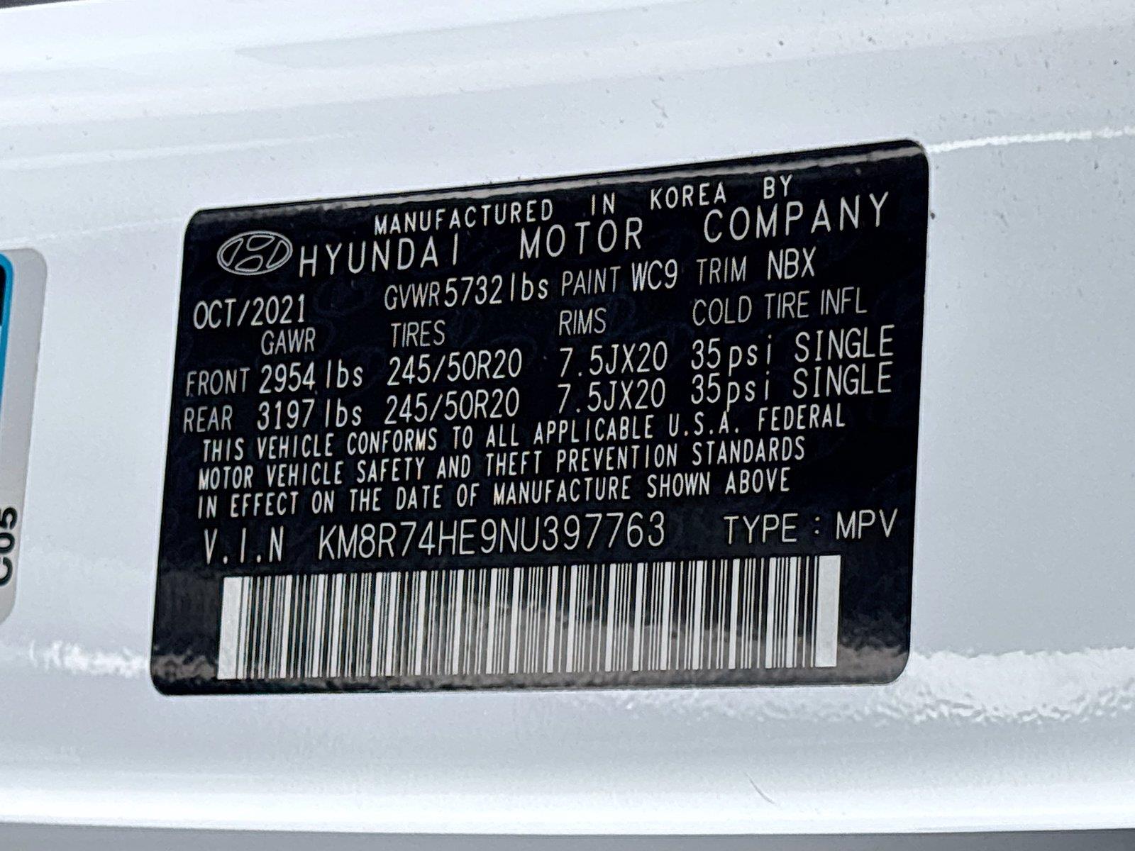 2022 Hyundai Palisade Calligraphy