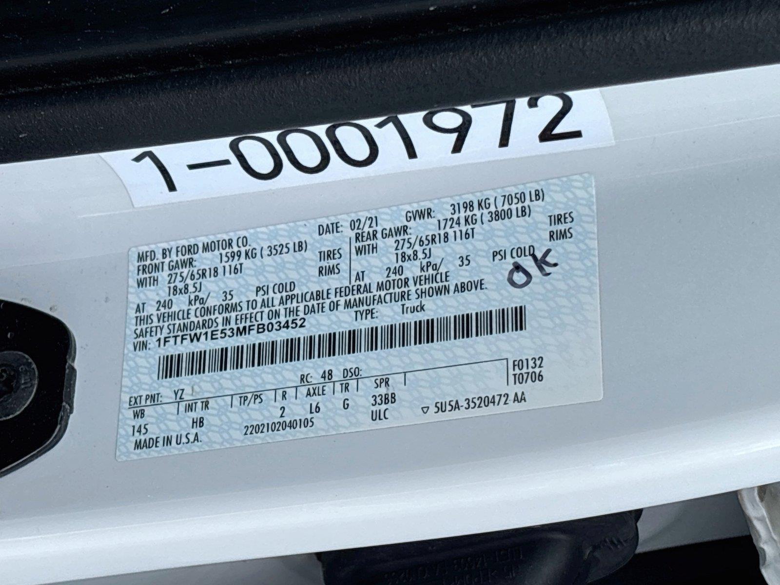 2021 Ford F-150 LARIAT