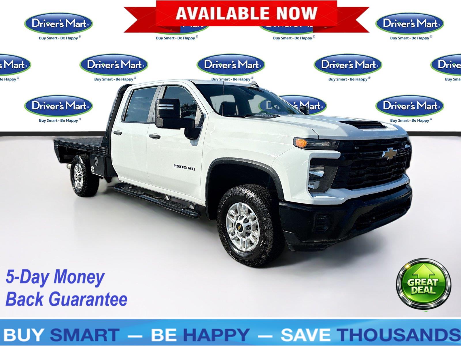 Summit White 2024 Chevrolet Silverado 2500HD Pickup Truck Four-Wheel Drive Automatic