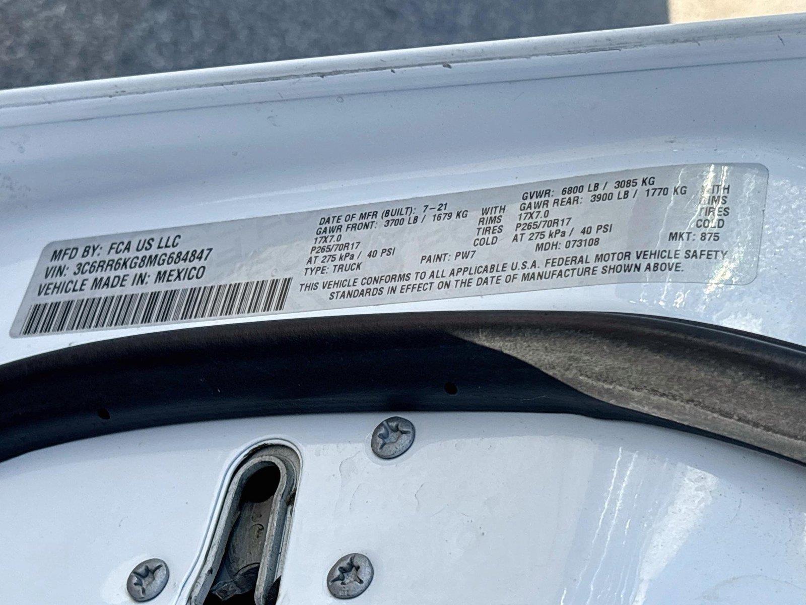 2021 Ram 1500 Classic Tradesman