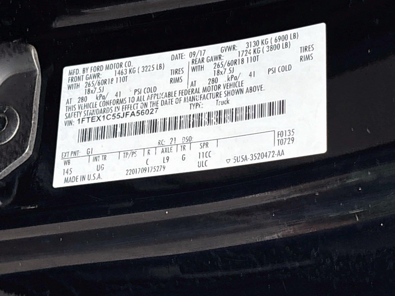 2018 Ford F-150 XLT