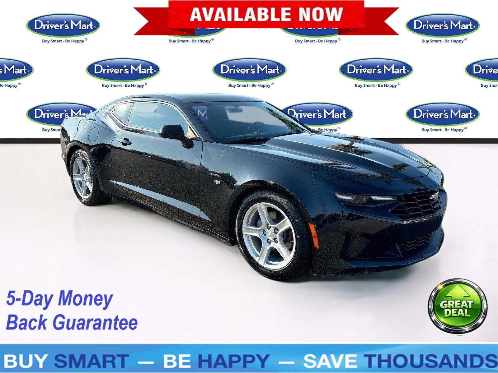 Black 2023 Chevrolet Camaro Coupe Rear-Wheel Drive Automatic
