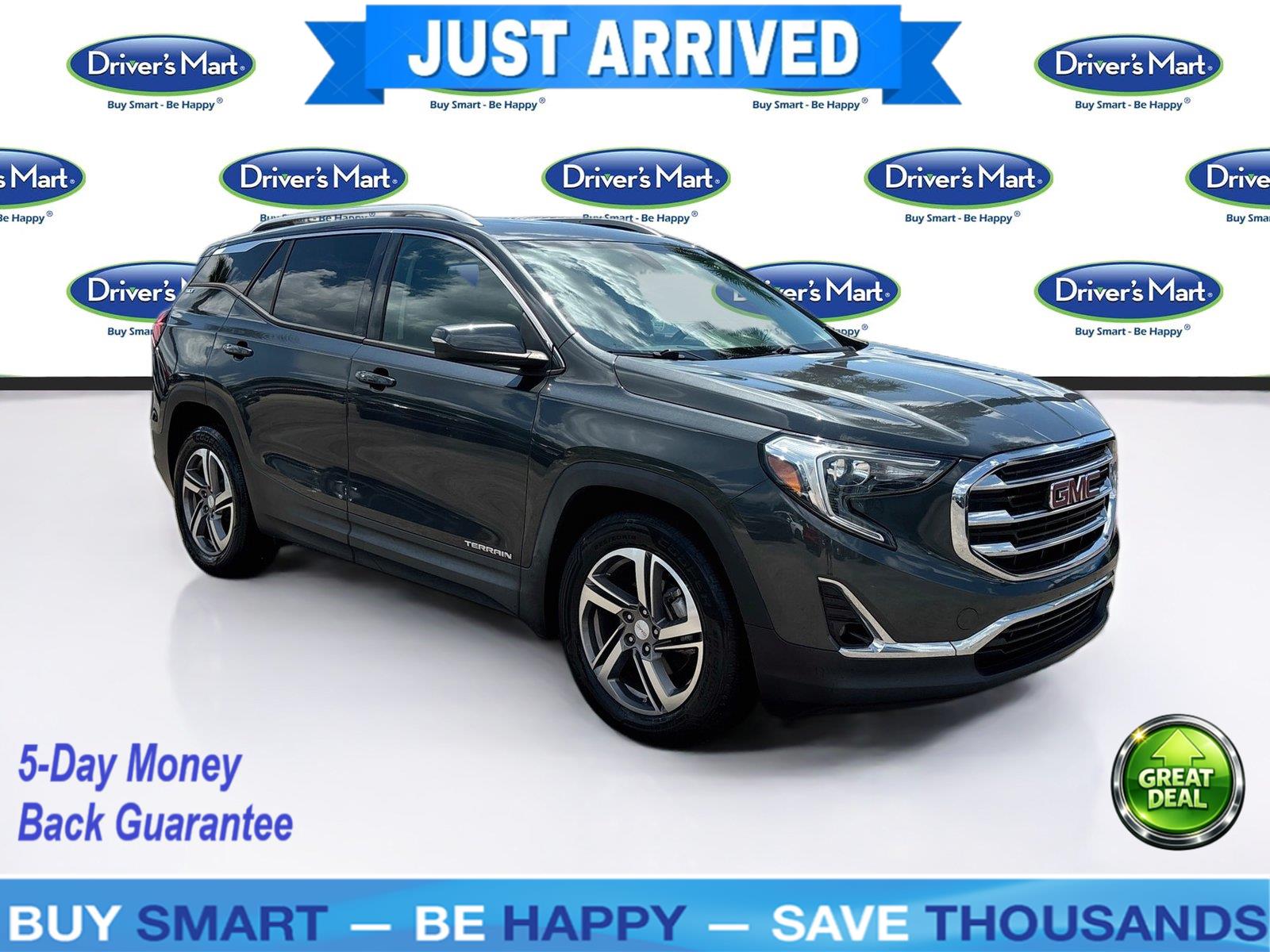 Graphite Gray Metallic 2018 GMC Terrain SUV / Crossover Front-Wheel Drive 9-Speed Automatic