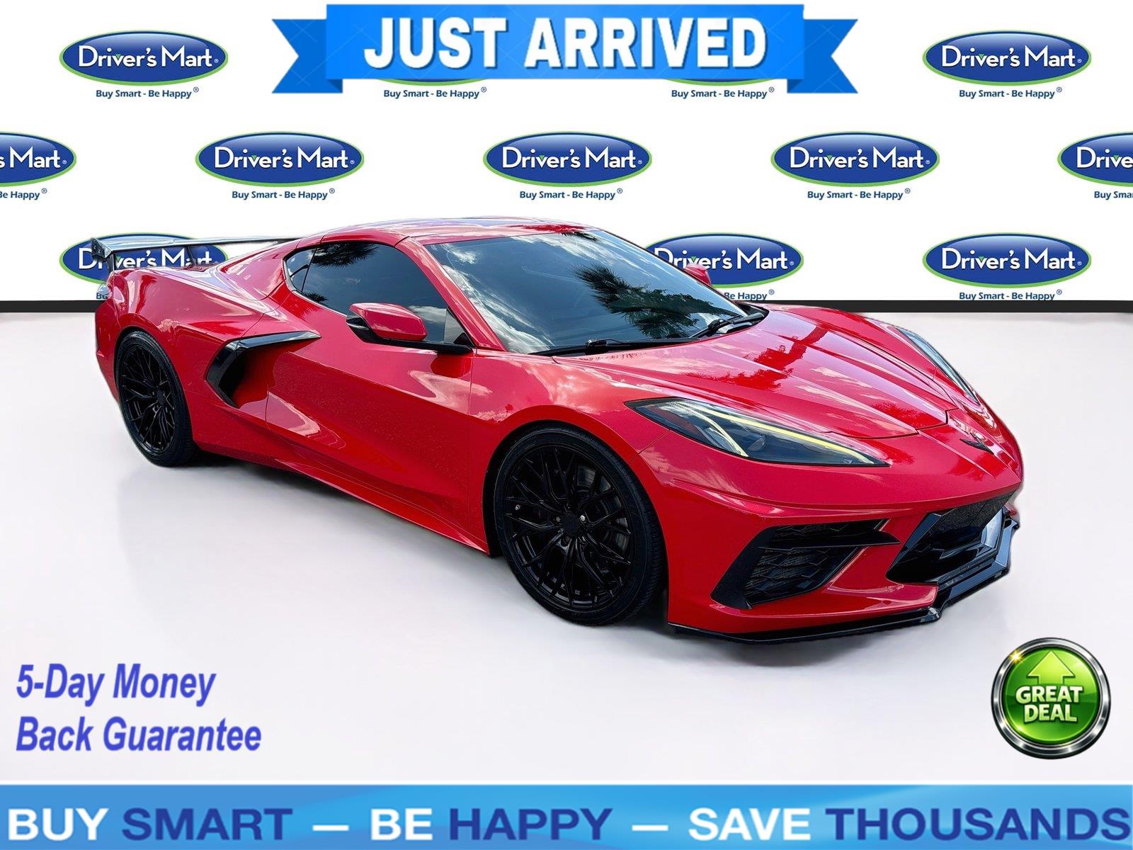 Torch Red 2023 Chevrolet Corvette Coupe Rear-Wheel Drive 8-Speed Dual Clutch