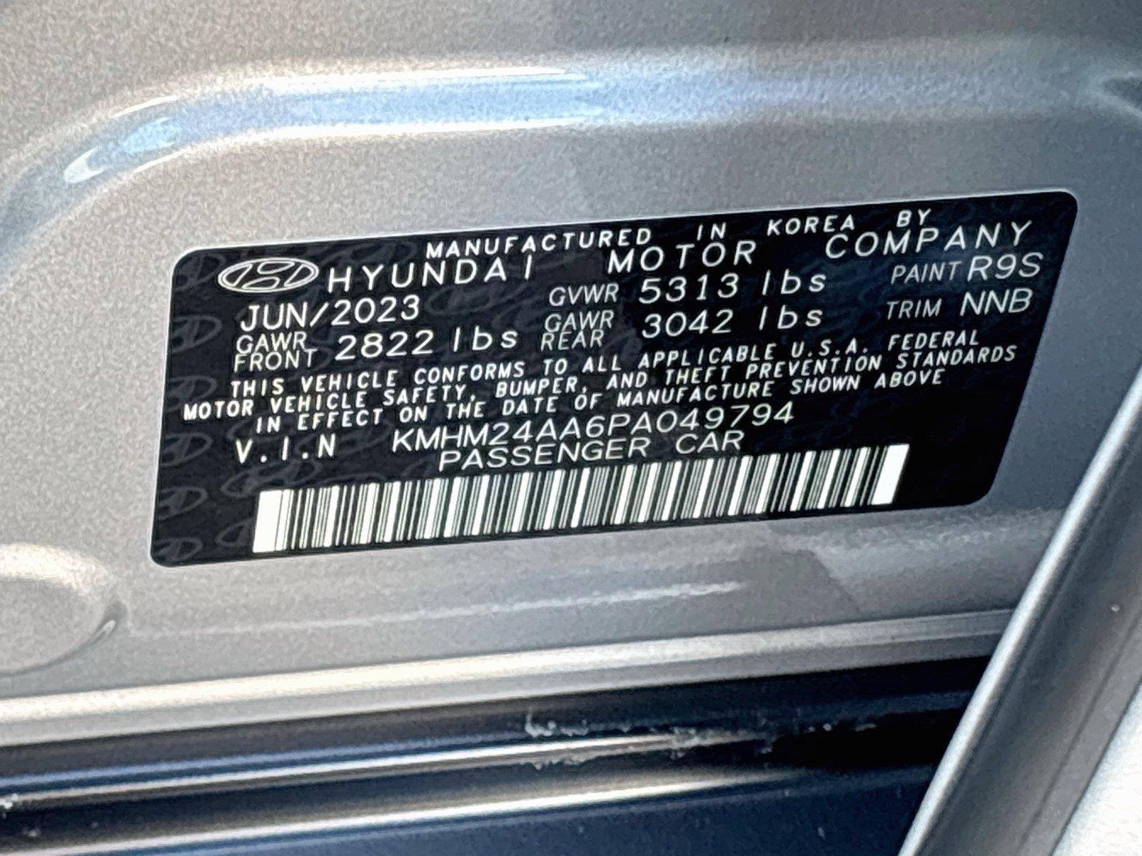 2023 Hyundai IONIQ 6 SE