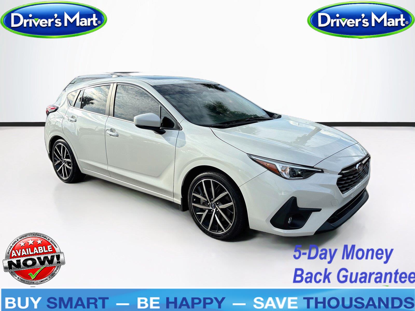 Crystal White Pearl 2025 Subaru Impreza Wagon All-Wheel Drive Continuously Variable Transmission