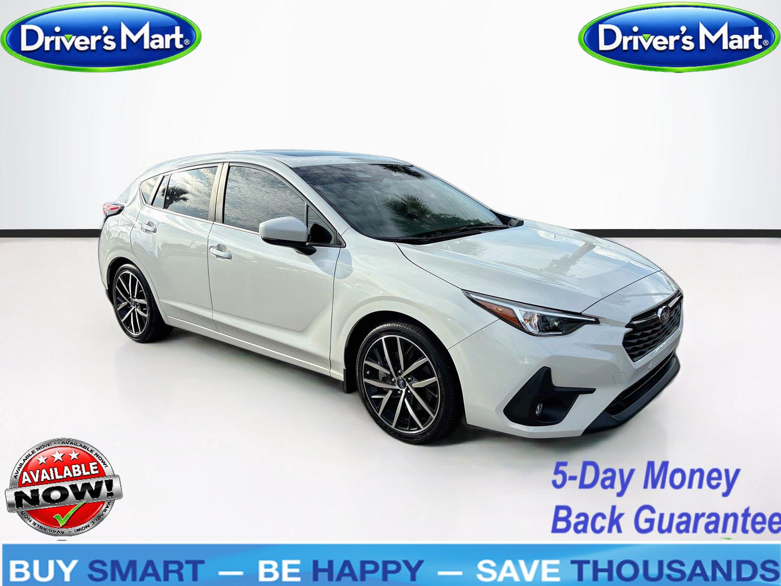 Crystal White Pearl 2025 Subaru Impreza Wagon All-Wheel Drive Continuously Variable Transmission