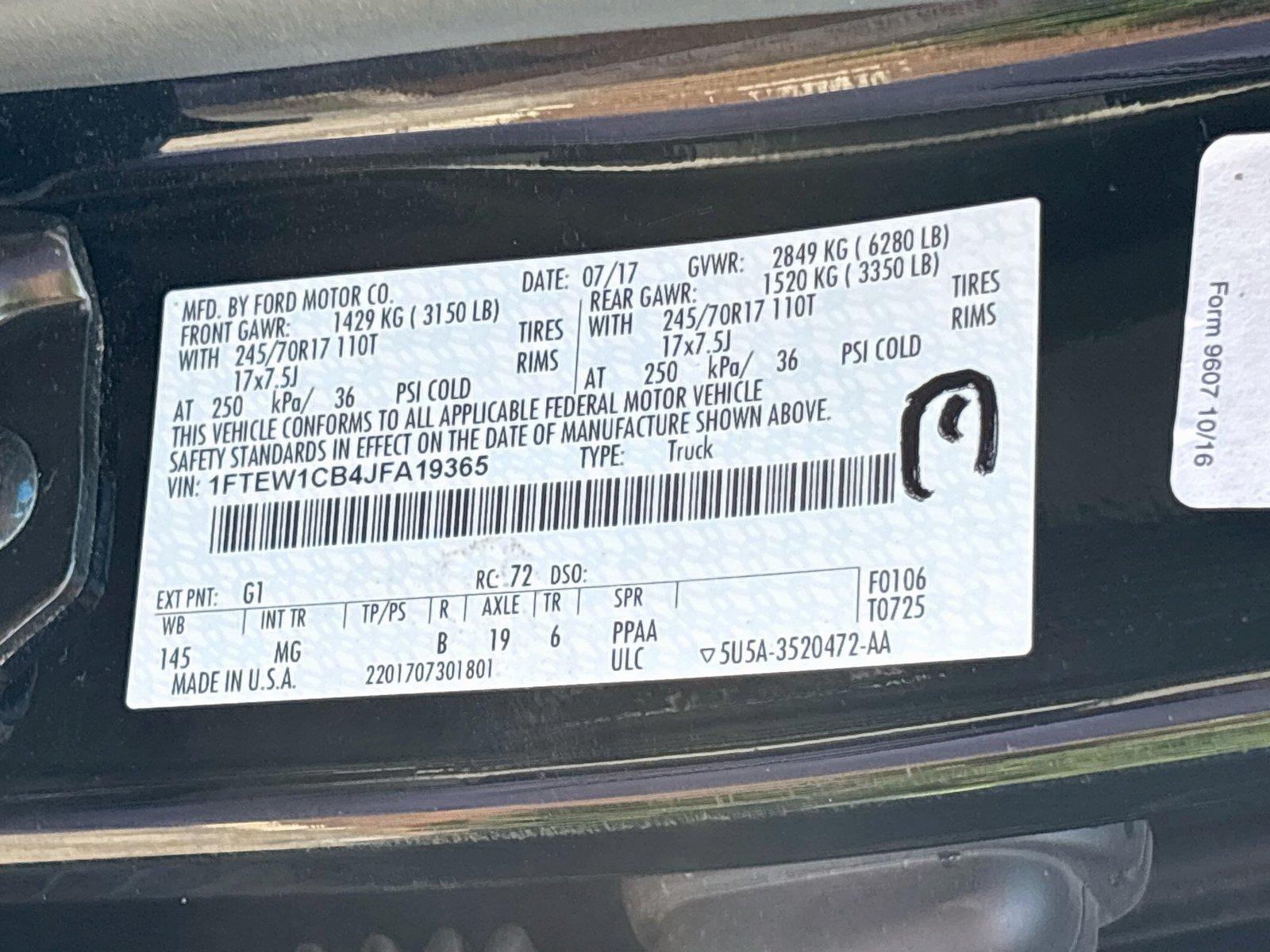2018 Ford F-150 XLT