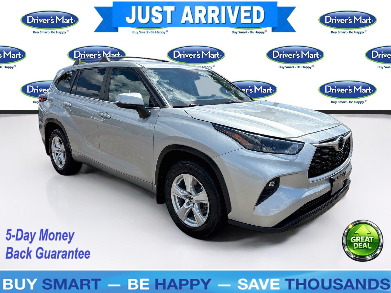 Celestial Silver Metallic 2023 Toyota Highlander SUV / Crossover Front-Wheel Drive 8-Speed Automatic