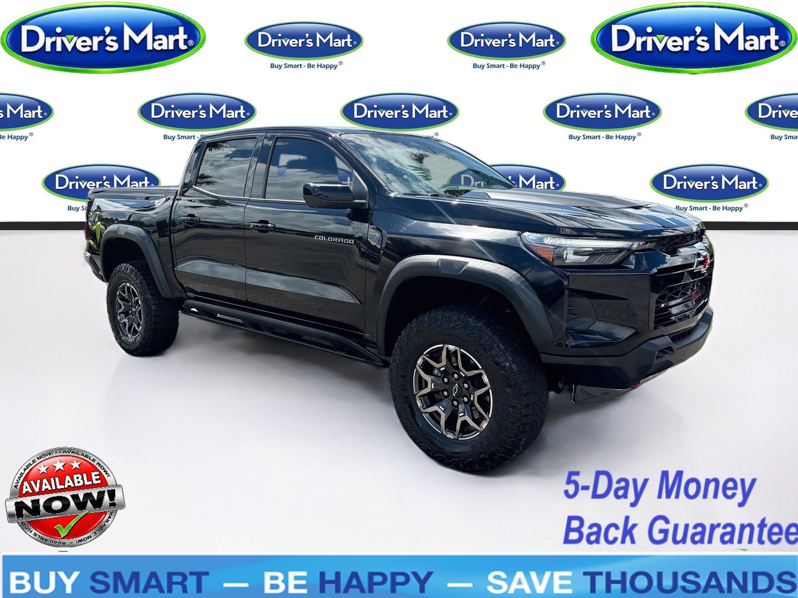 Black 2024 Chevrolet Colorado Pickup Truck Four-Wheel Drive 8-Speed Automatic