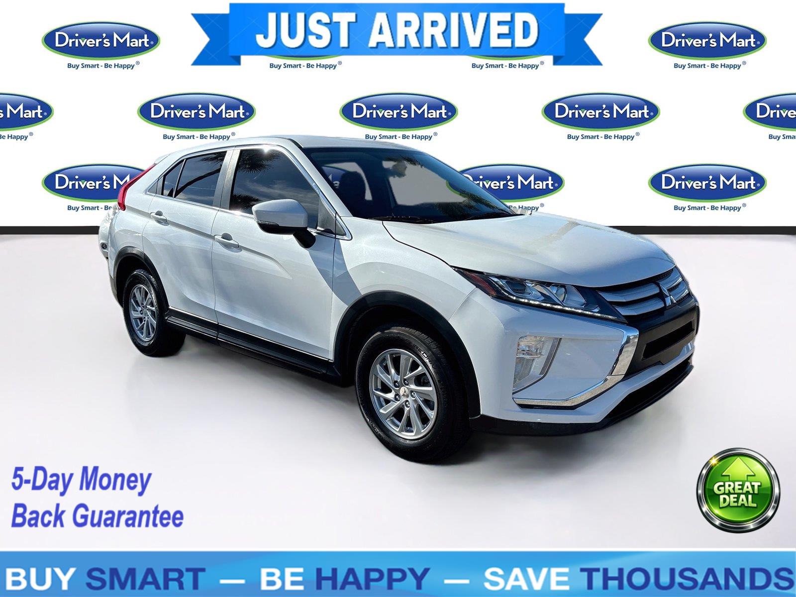 Diamond White Pearl 2018 Mitsubishi Eclipse Cross SUV / Crossover Front-Wheel Drive Continuously Variable Transmission