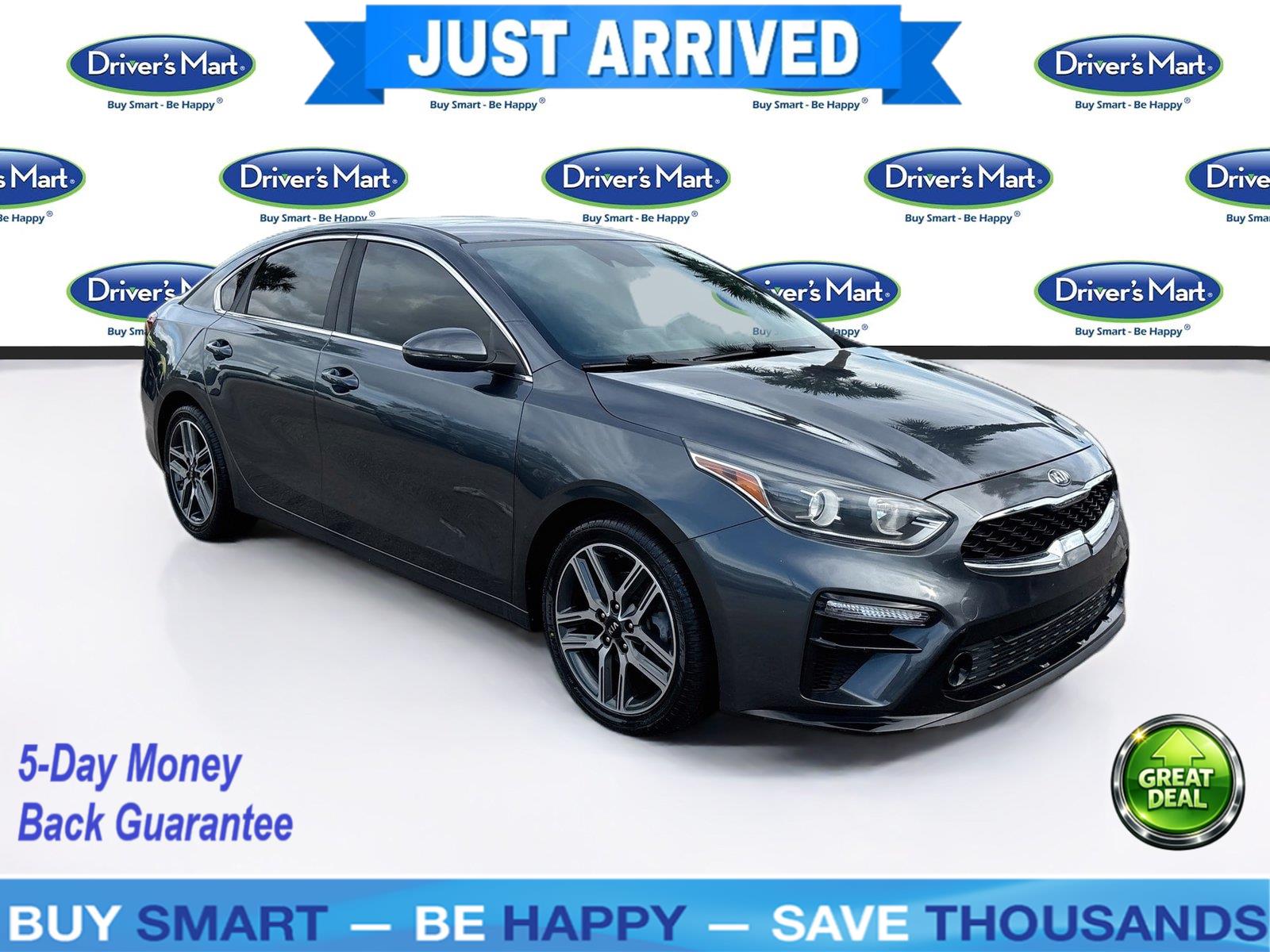 Gravity Gray 2020 Kia Forte Sedan Front-Wheel Drive Continuously Variable Transmission