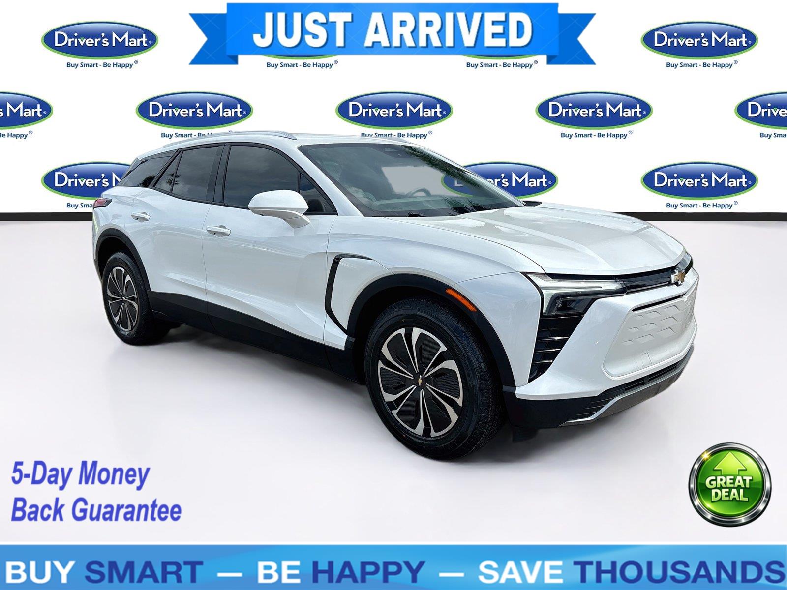 White (Iridescent Pearl Tricoat) 2024 Chevrolet Blazer EV SUV / Crossover All-Wheel Drive Automatic