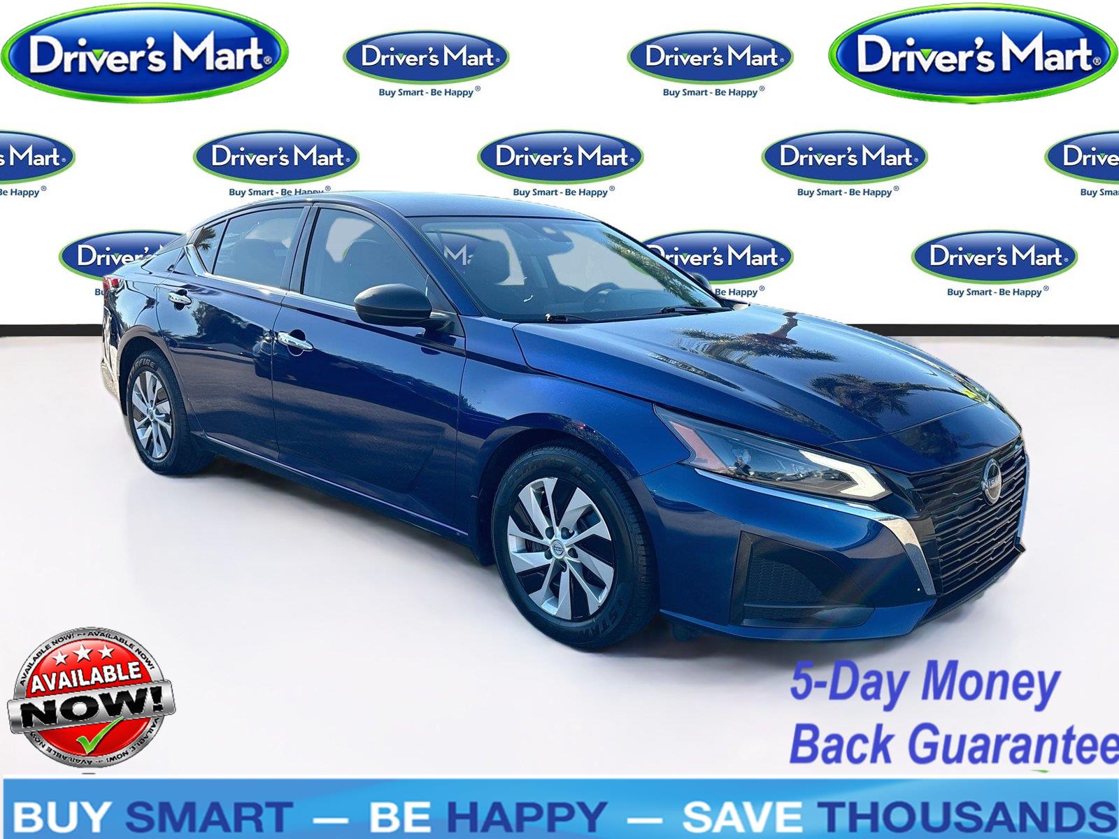 Deep Blue Pearl 2024 Nissan Altima Sedan Front-Wheel Drive Continuously Variable Transmission