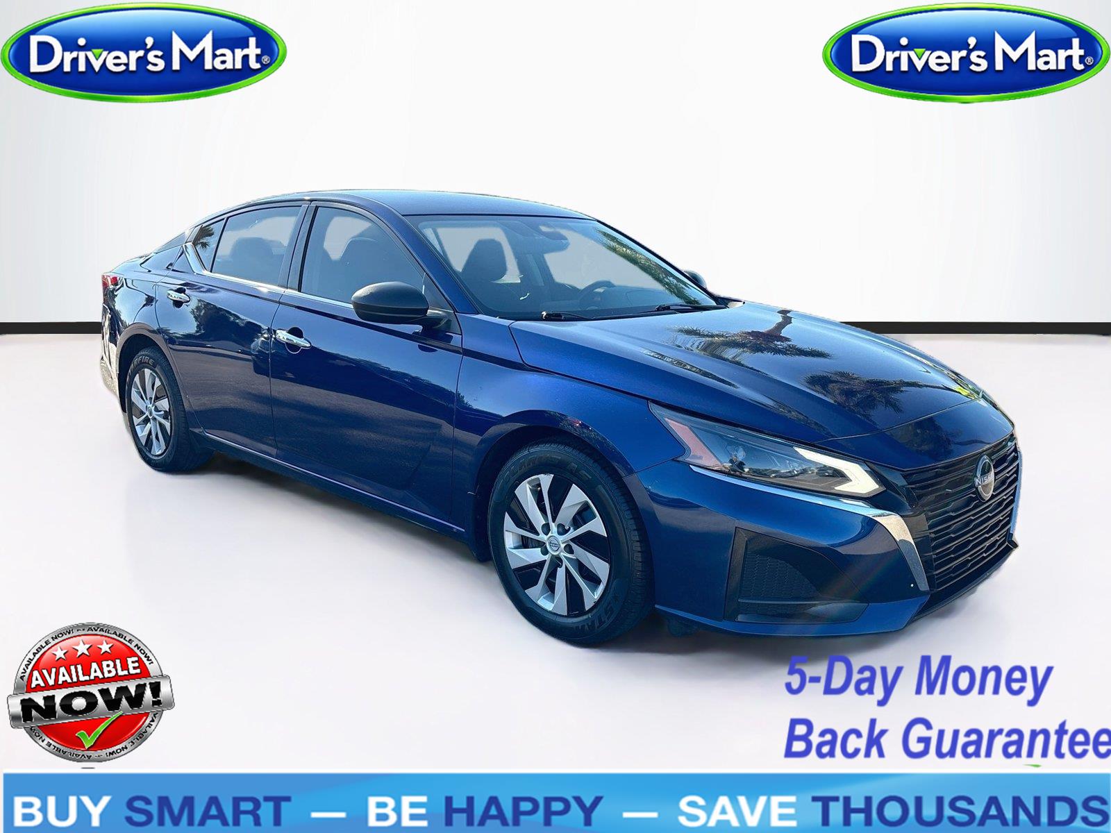 Deep Blue Pearl 2024 Nissan Altima Sedan Front-Wheel Drive Continuously Variable Transmission