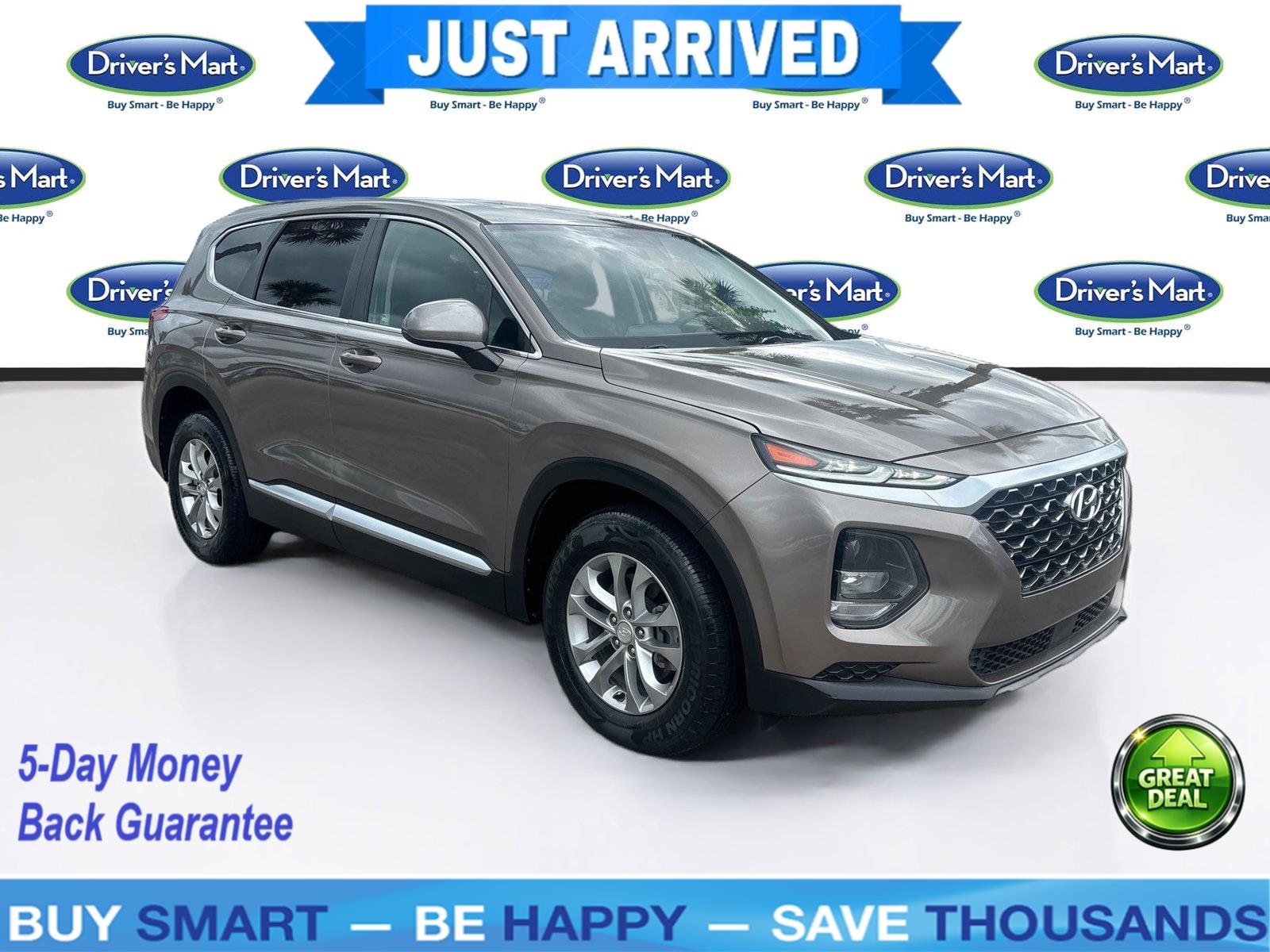 Machine Gray 2019 Hyundai Santa Fe SUV / Crossover Front-Wheel Drive Automatic