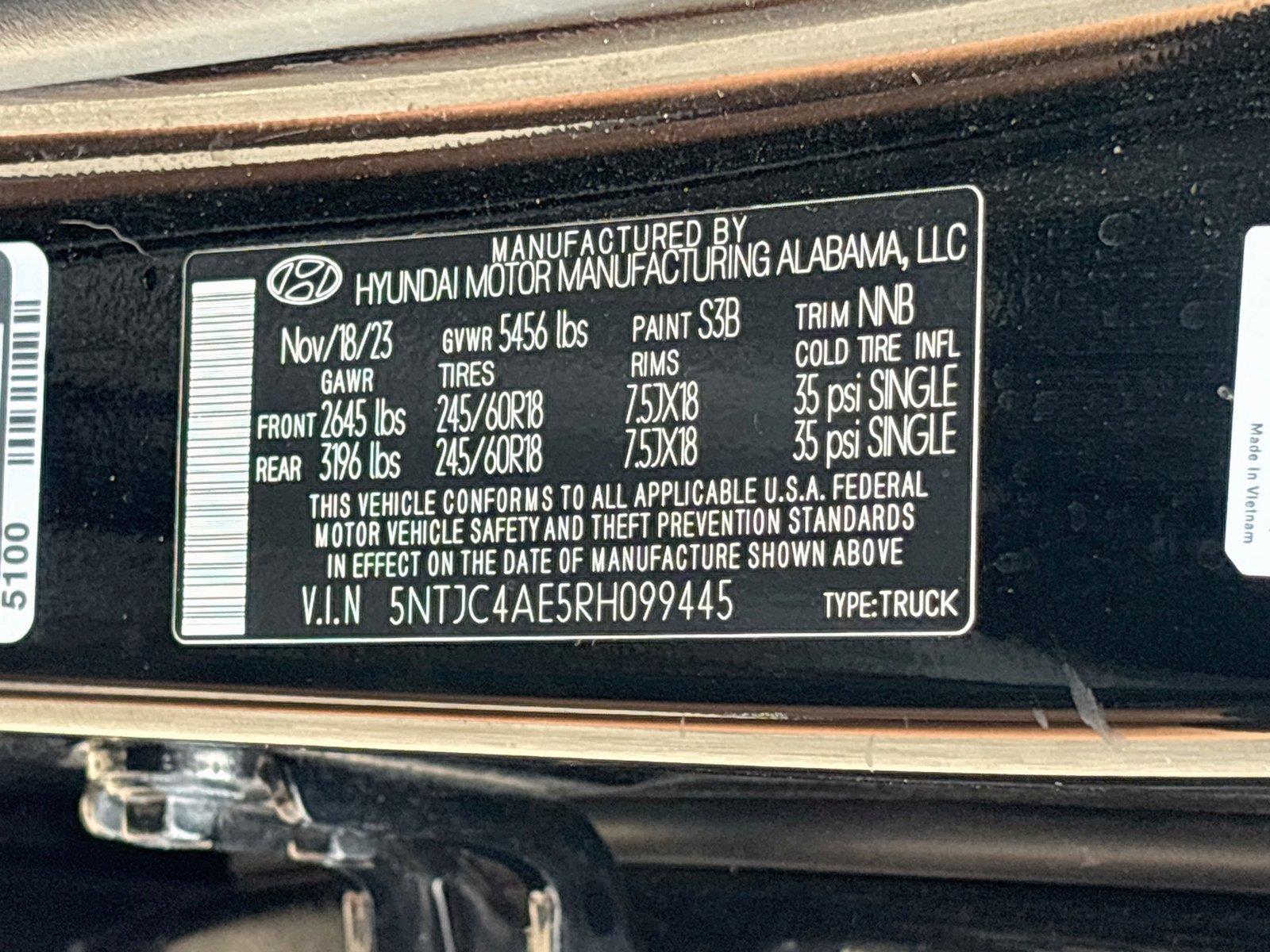2024 Hyundai Santa Cruz SEL