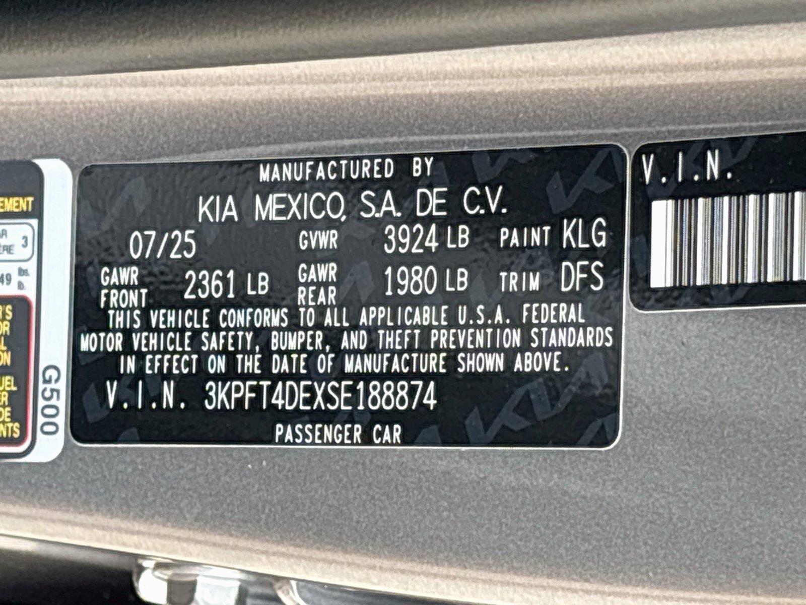 2025 Kia K4 LXS